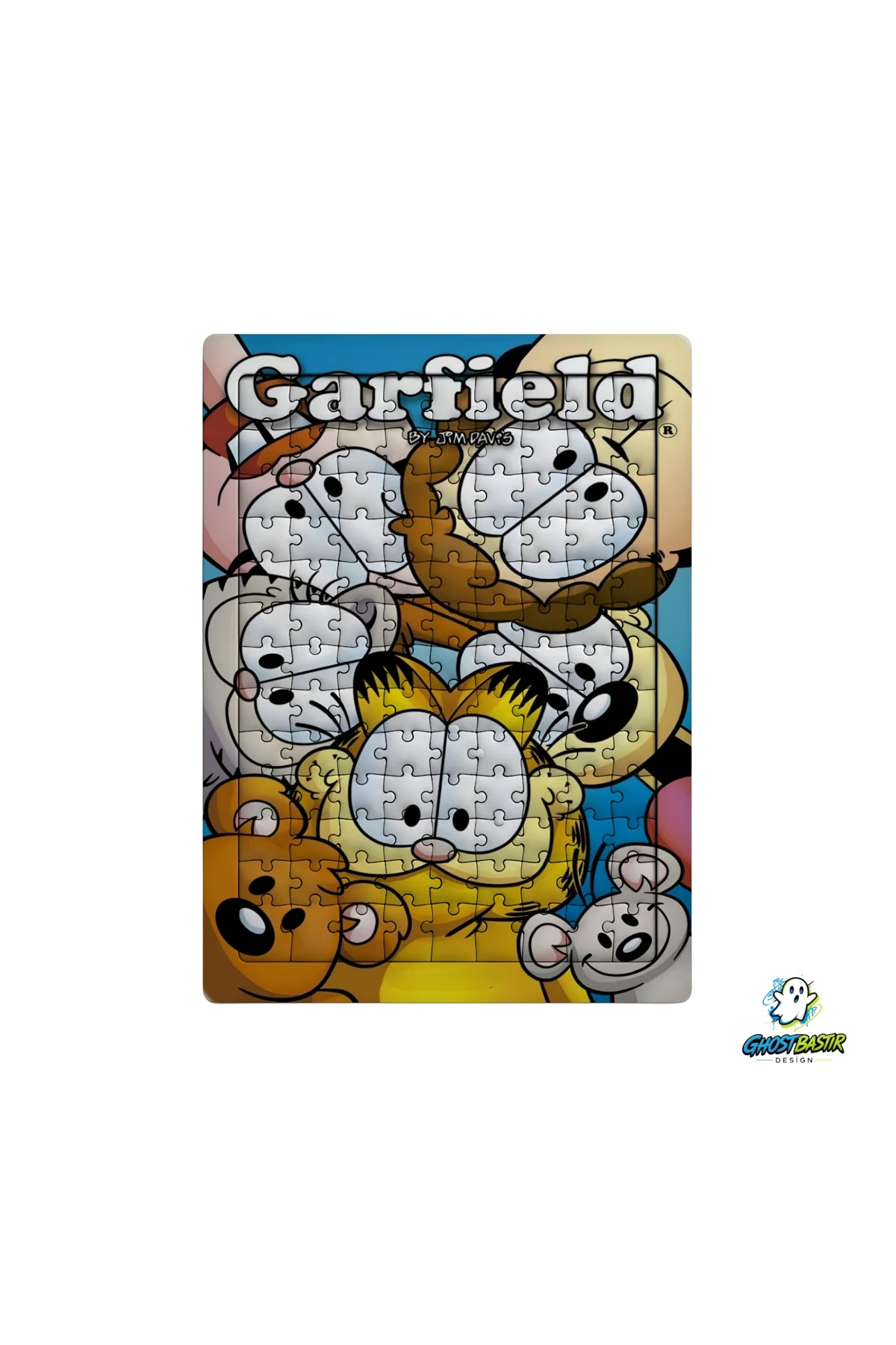 Garfield 99 Parça Ayaklı Puzzle – Dekoratif Çocuk Yapbozu 0152