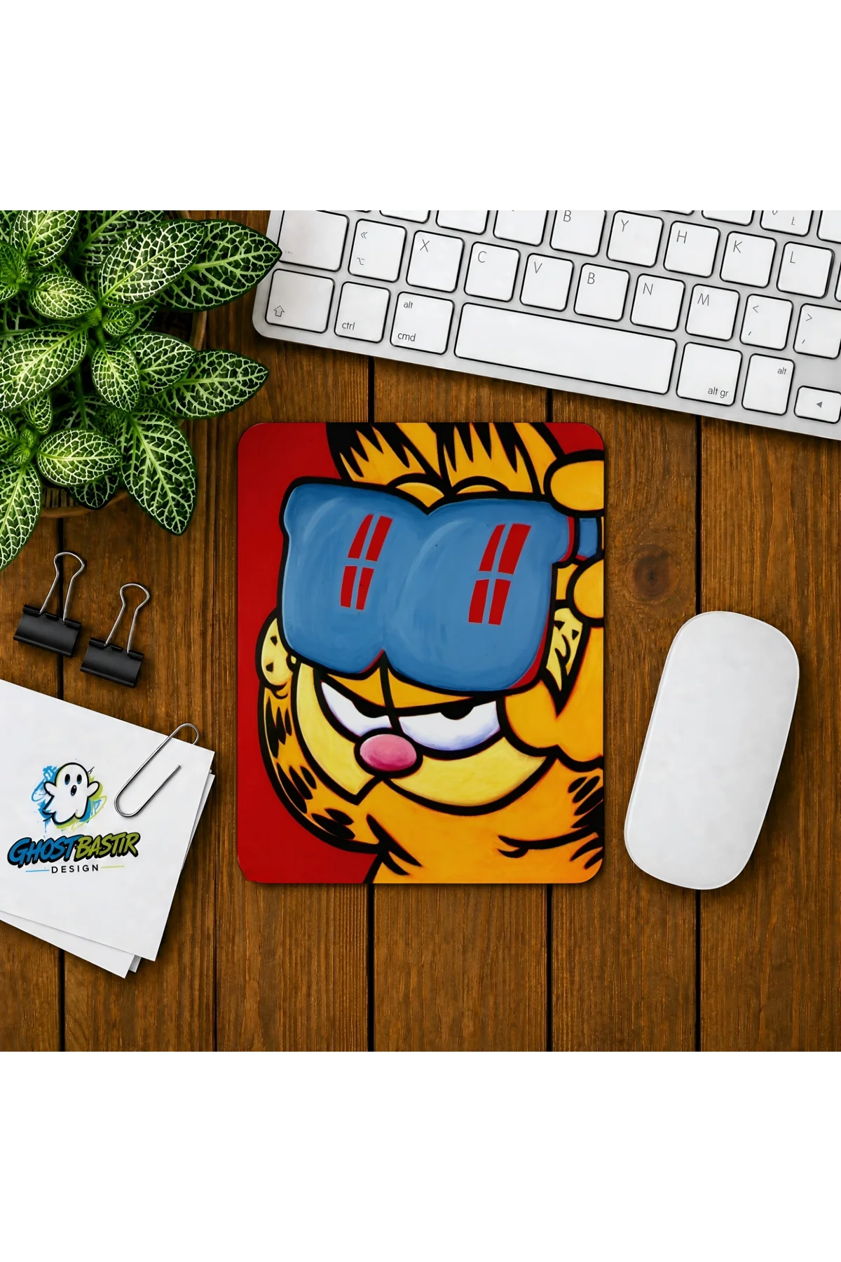 Garfield Baskılı Oyuncu Mousepad 079