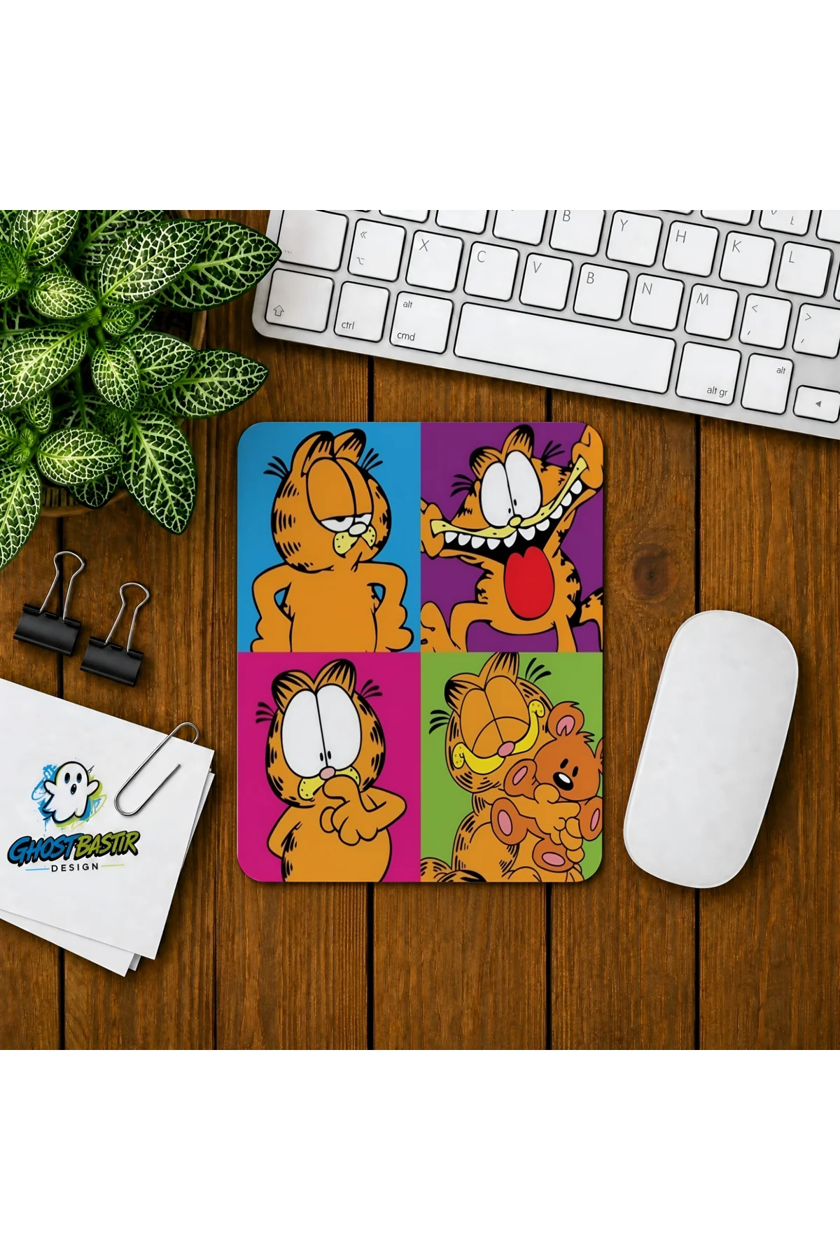 Garfield Baskılı Oyuncu Mousepad 080