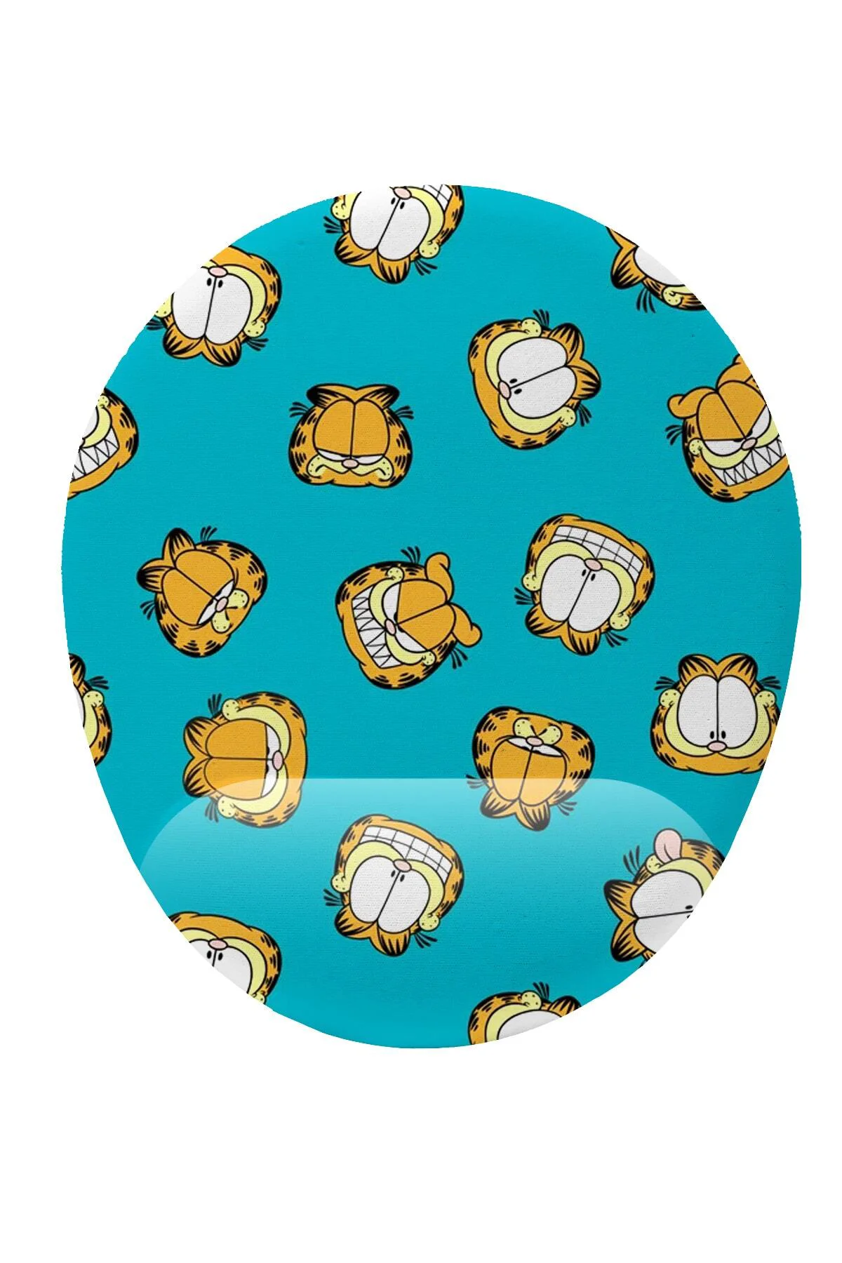 Garfield Desenli Bilek Destekli Mouse Pad Ergonomik Kaymaz Taban 