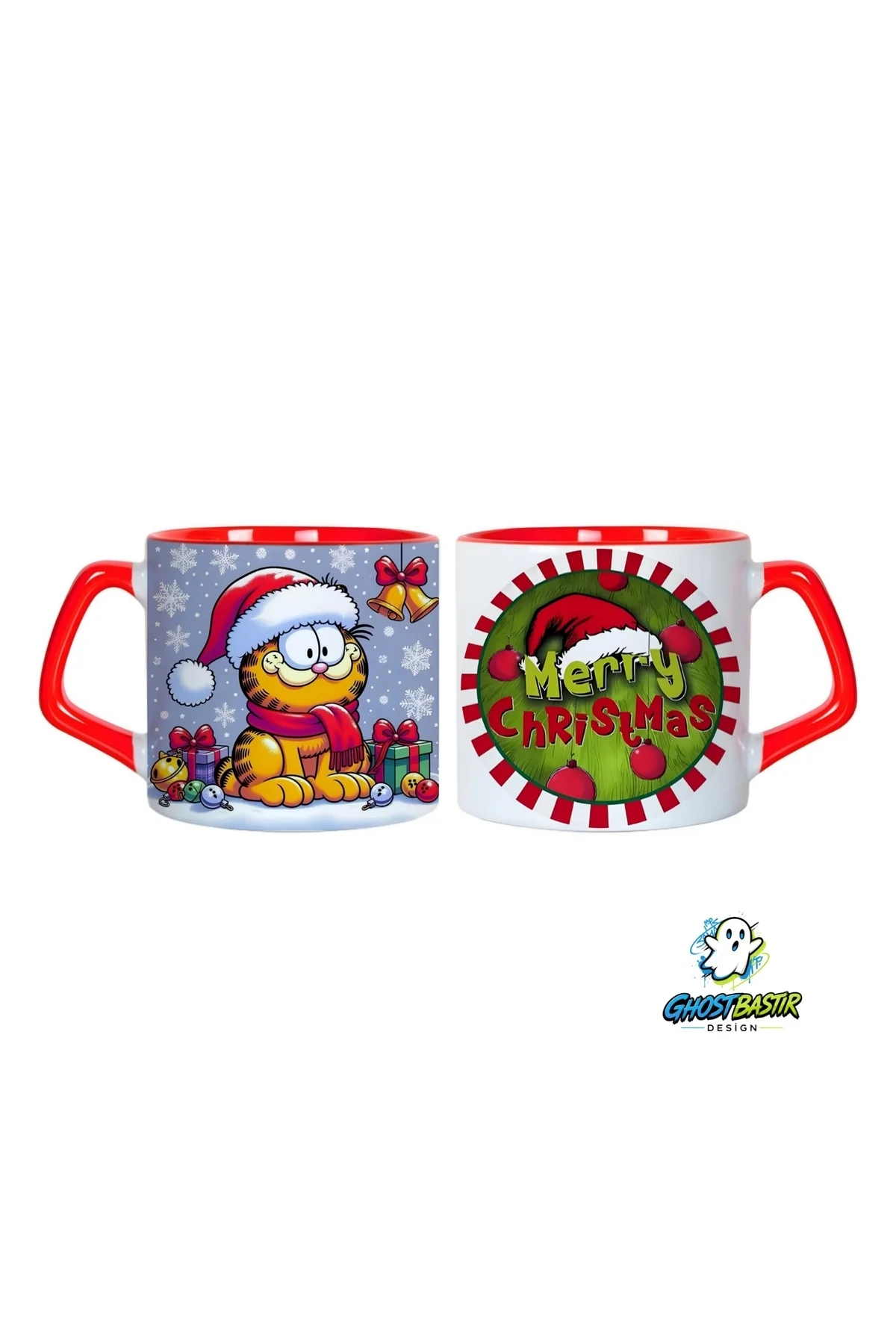 Garfield Noel | Yılbaşı Kupa Bardak | Tek Adet 0994