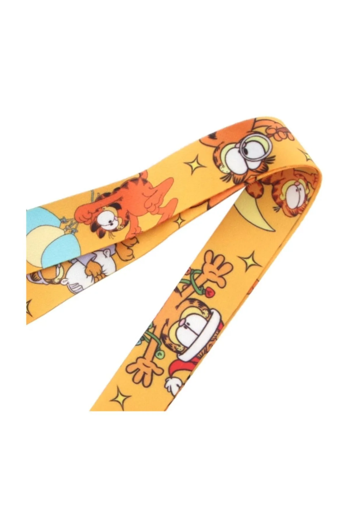 Garfield Yaka Kartı Boyun Askı Ipi
