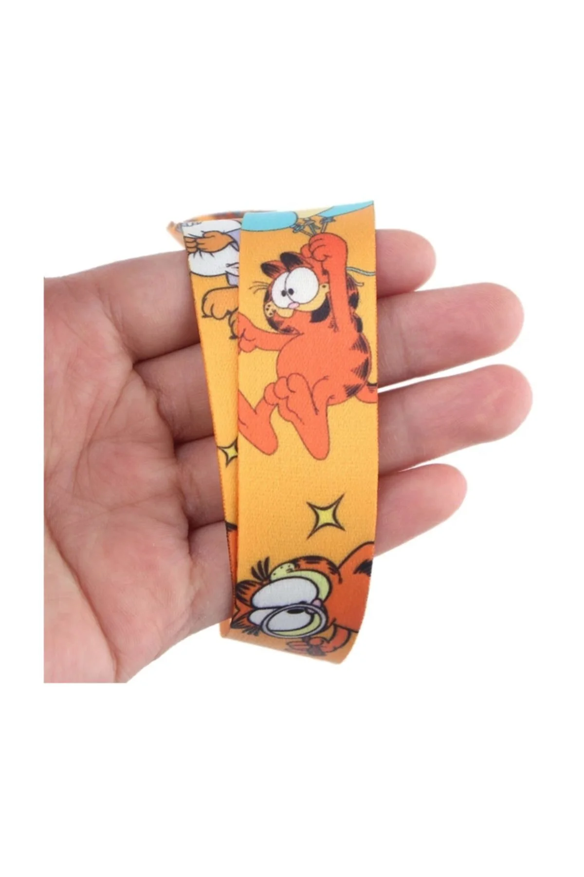 Garfield Yaka Kartı Boyun Askı Ipi