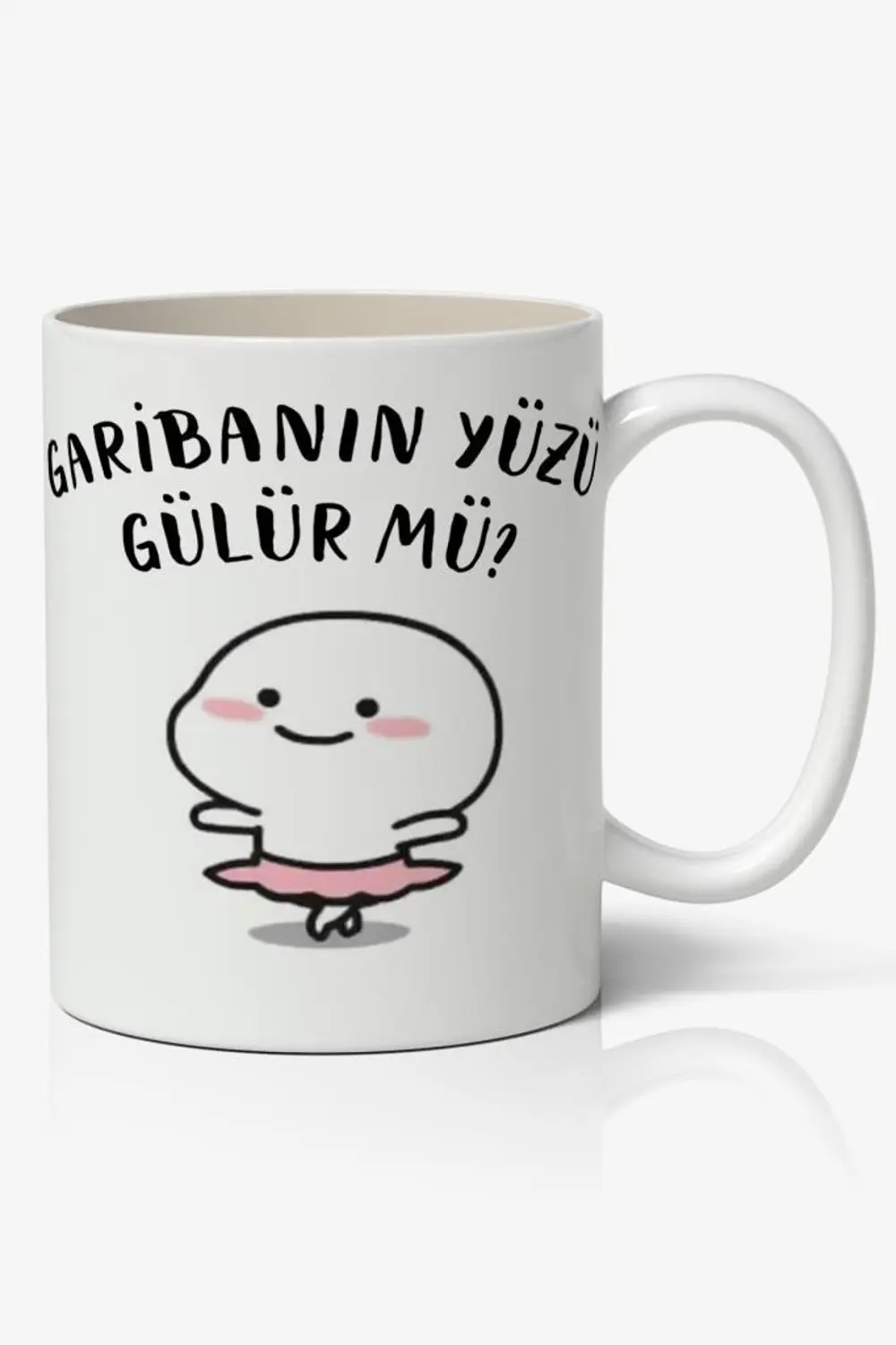 Garibanın Yüzü Gülür Mü? Yazılı Baskılı Kupa Bardak Baskılı Kahve Garibanın Yüzü Gülür Mü? Yazılı Baskılı Kupa Bardak Baskılı Kahve