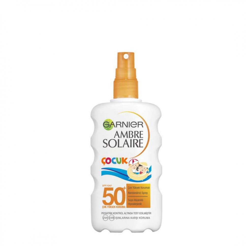 Garnier  Ambre Solaire Çocuk Güneş Koruyucu Sprey Spf50+ 200 Ml