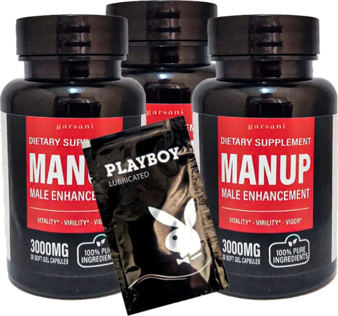 Garsani Man Up Soft Gel 30'lu 3 Adet + Jel - Erkek Destek Takviyesi