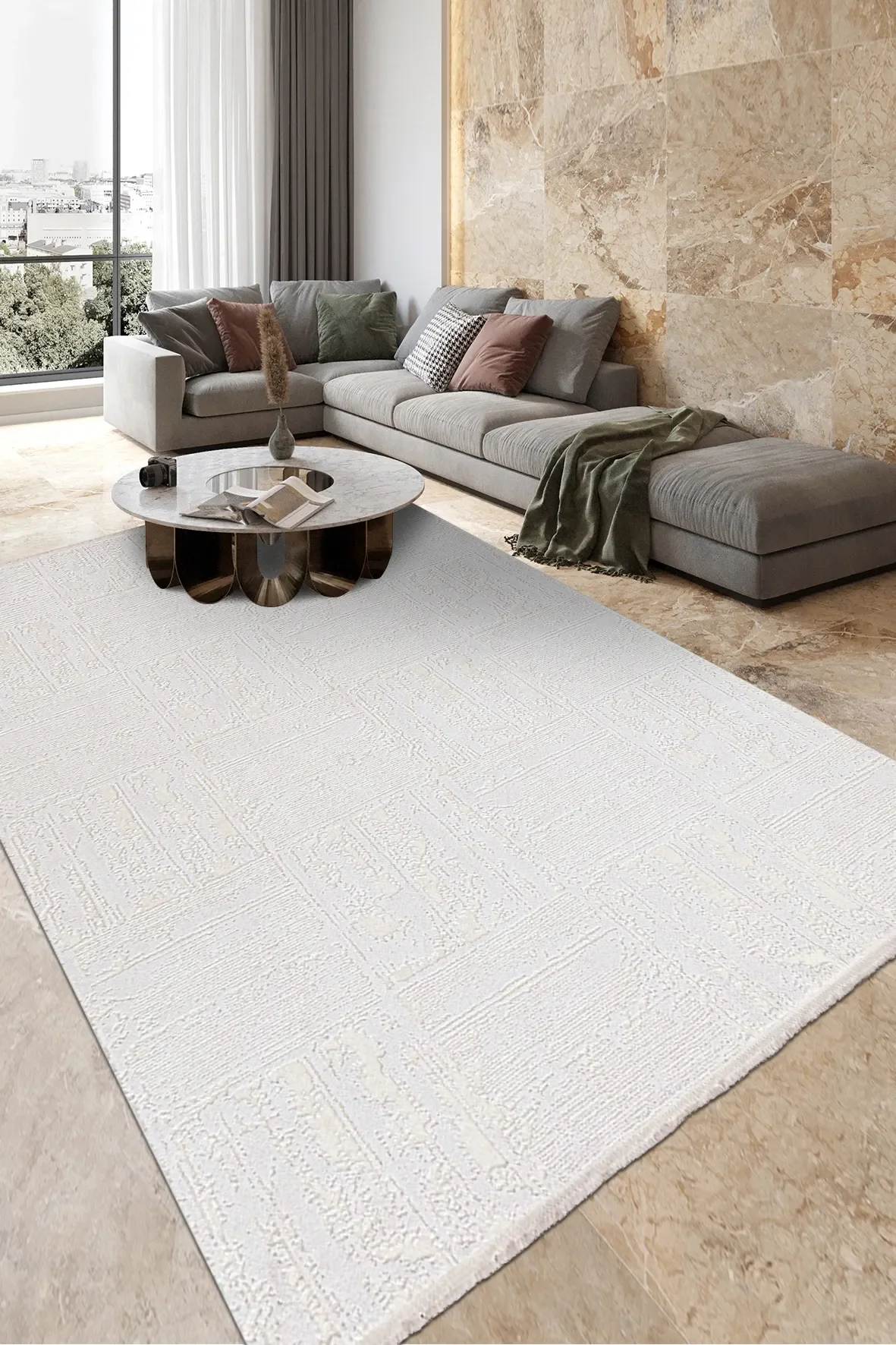 Gaspina Bambu Viskon Halı | 770.000 İlmek Özel Ölçü Salon Halısı Fiyatı, Yorumları ve Özellikleri