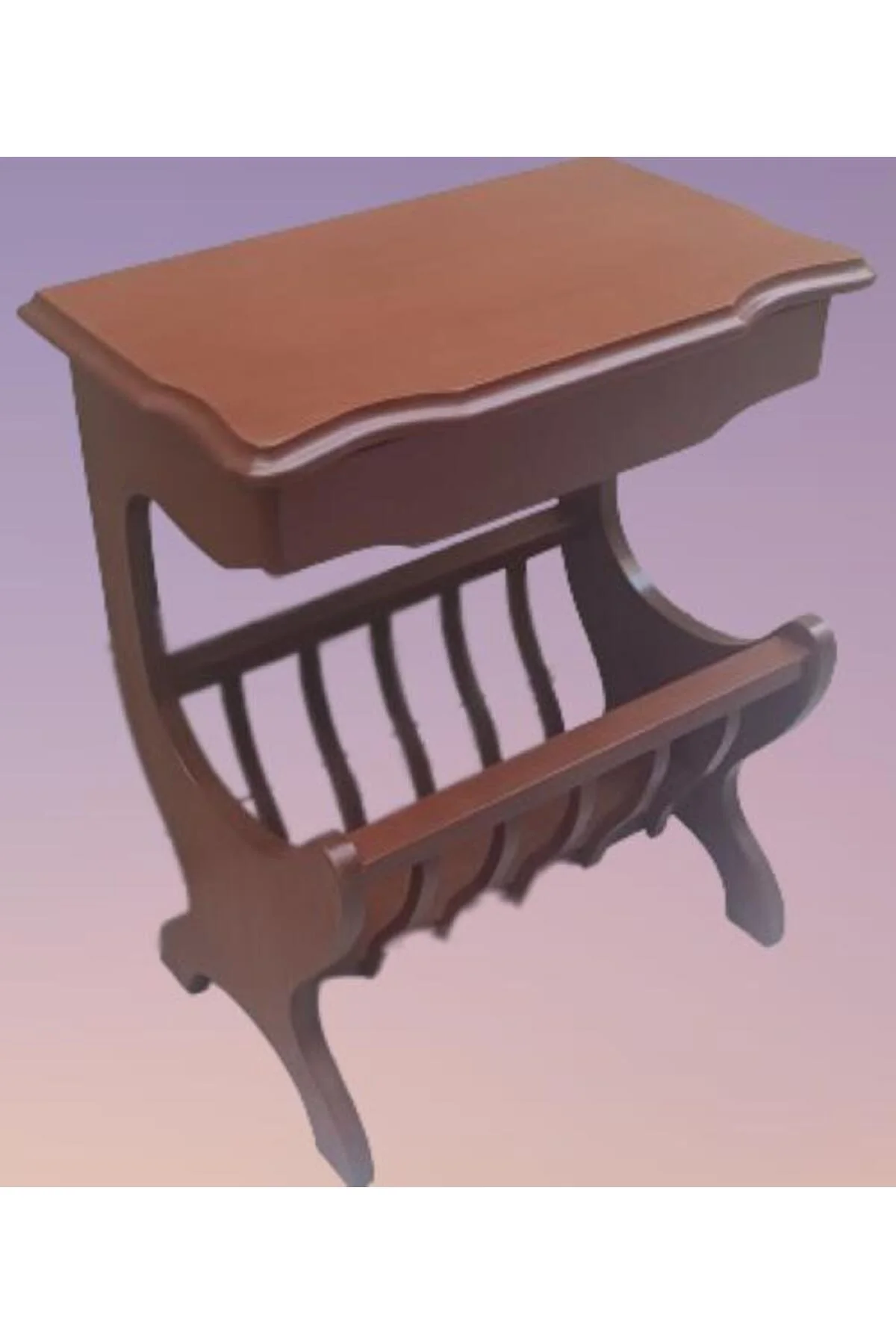 Gazete 18072 Sehpa Model Kayın MDF tabla Ceviz Boya Tutmalık Kutu sevk El yapım Gazete 18072 Sehpa Model Kayın MDF tabla Ceviz Boya Tutmalık Kutu sevk El yapım - Görsel 5