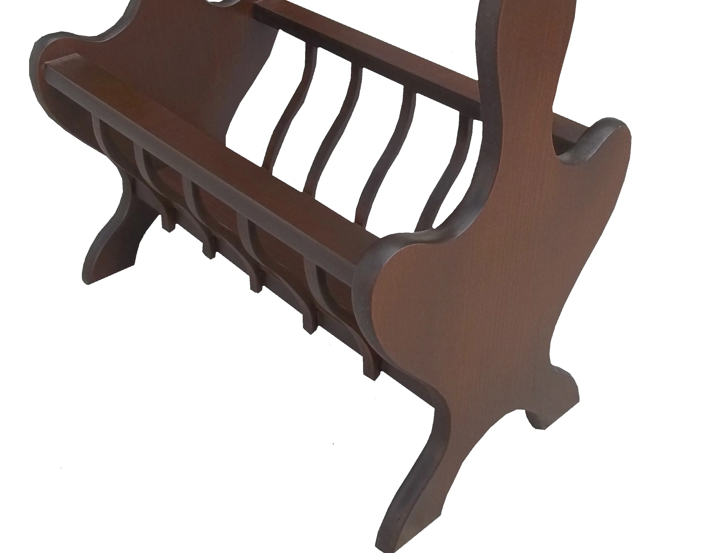 Gazete Sehpa 12621 Model Kayın MDF Torna tabla Parlak Ceviz Boya Tutmalık El Yapı Gazete Sehpa 12621 Model Kayın MDF Torna tabla Parlak Ceviz Boya Tutmalık El Yapı