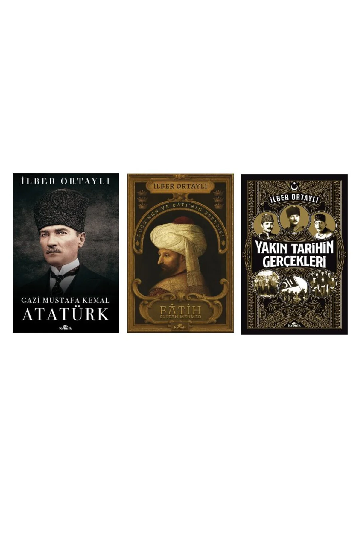 gazi mustafa kemal ataturk+fatih sultan mehmet+yakin tarihin gercekleri=(3kitap)