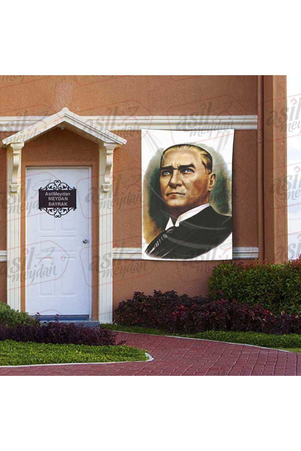 Gazi Mustafa Kemal Atatürk - Yağlı Boya Efekti - Portre - Sivil P