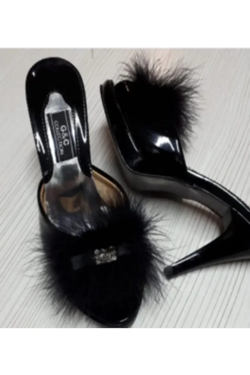 GC 175 Tüy ve Taş Detaylı Kadın Gelin Çeyizlik Hediyelik Ev Terli