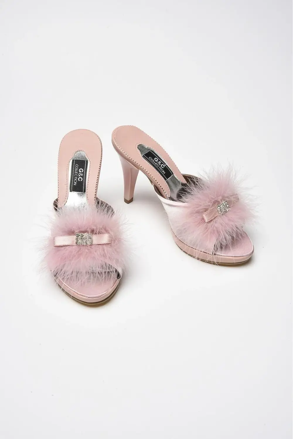 GC 175 Tüy ve Taş Detaylı Kadın Gelin Çeyizlik Hediyelik Ev Terli