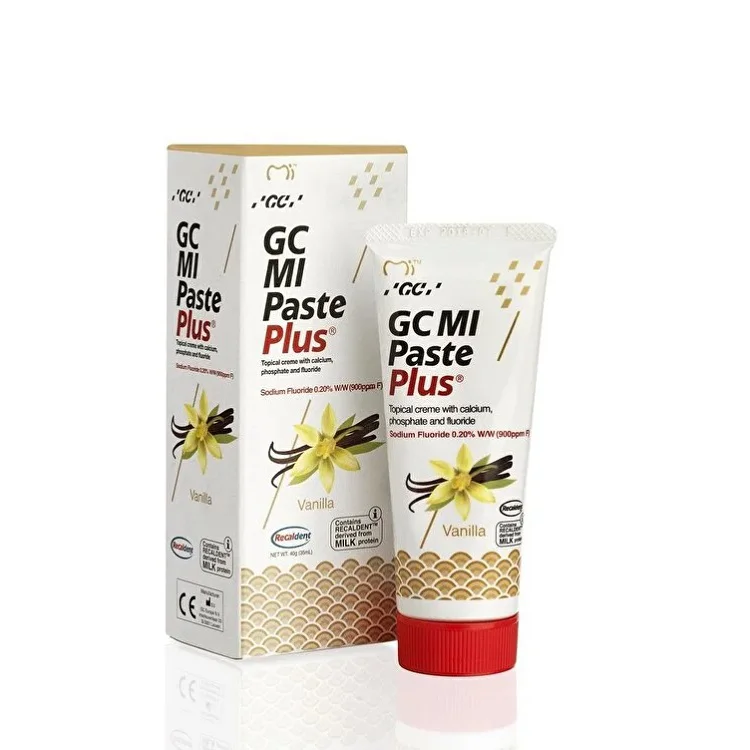 GC MI Paste Plus Vanilla - Diş Macunu Vanilyalı 40gr ( 35ml ) GC MI Paste Plus Vanilla - Diş Macunu Vanilyalı 40gr ( 35ml )