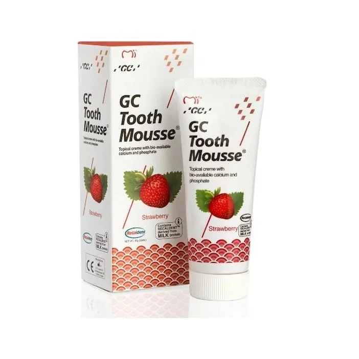 GC Tooth Mousse Strawberry - Diş Macunu Çilekli 40gr ( 35ml ) GC Tooth Mousse Strawberry - Diş Macunu Çilekli 40gr ( 35ml )