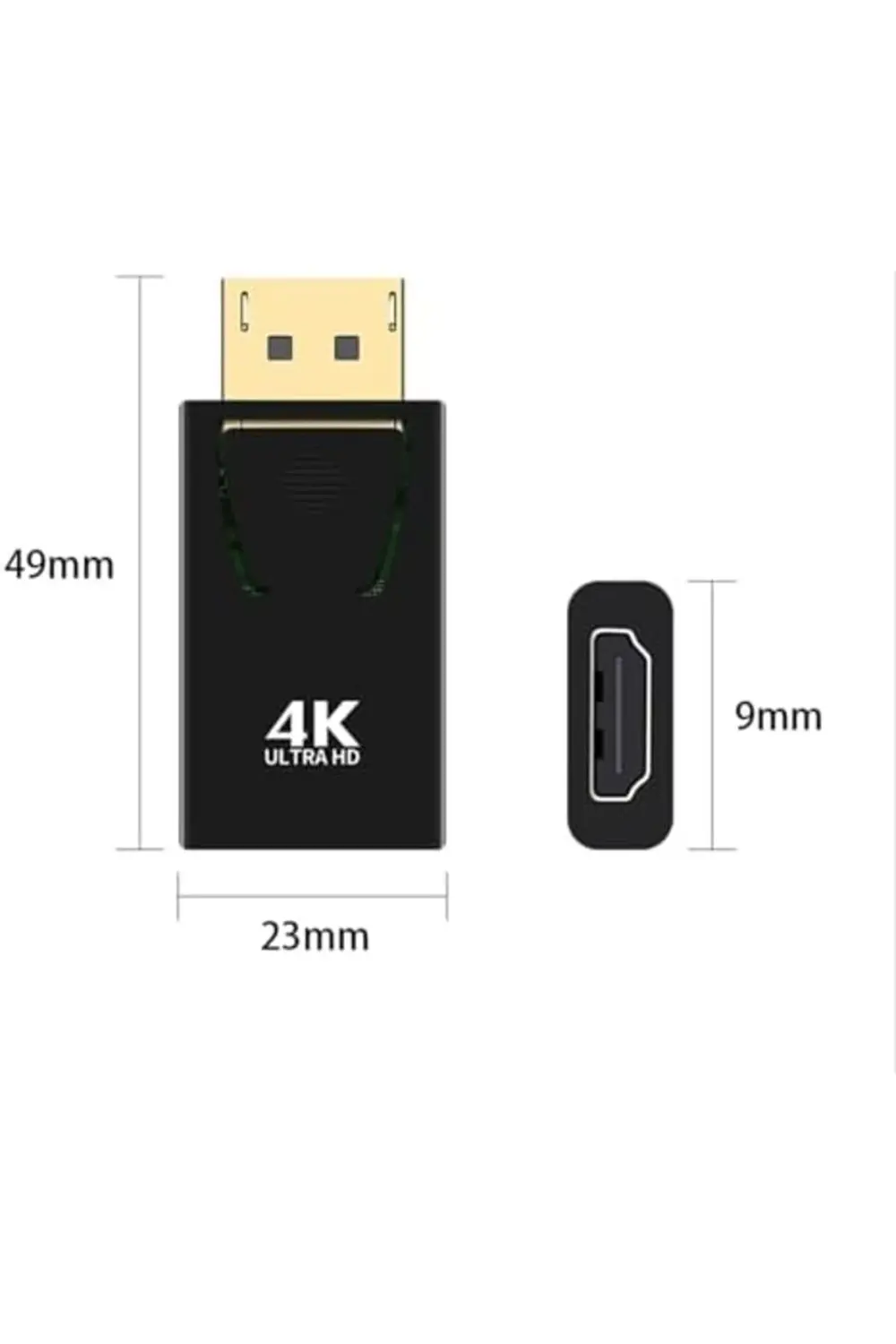 GÇAVM 4K 30Hz DisplayPort to HDMI Çevirici Dönüştürücü Adaptör Sh