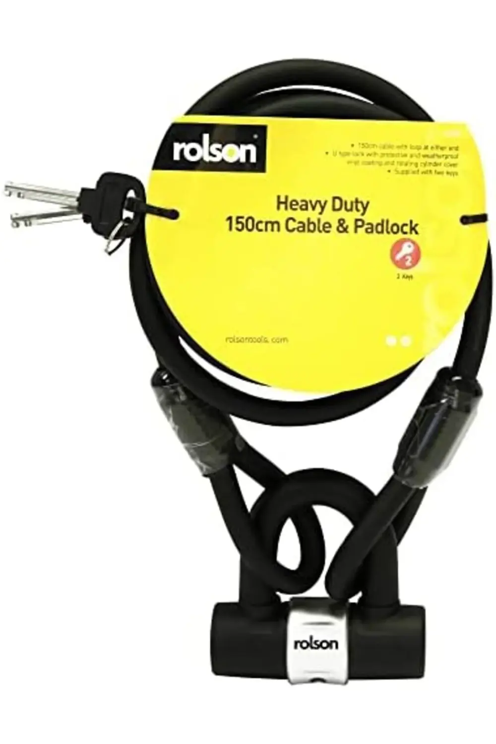 GÇAVM 66758 Heavy Duty Cable and Lock, Black ShopGÇ 1174074