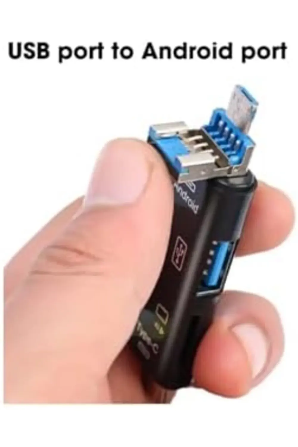GÇAVM A-5068 Type-C To USB 3.0 Flash Otg Veri Aktarım Sd Tak Çalı