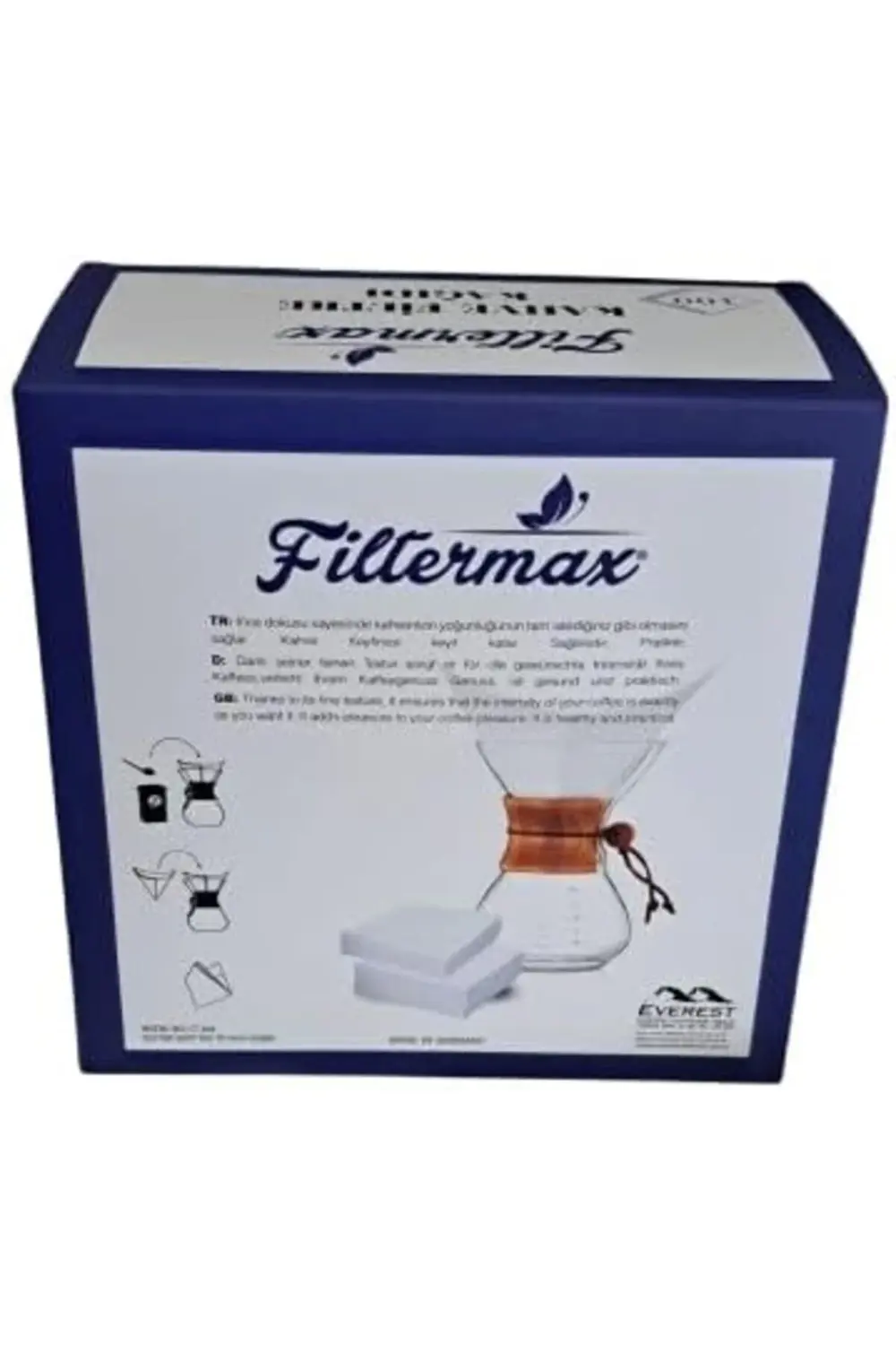 GÇAVM Chemex 5-8 Fincan Uyumlu Filtre Kağıdı, 100 Adet ShopGÇ 117