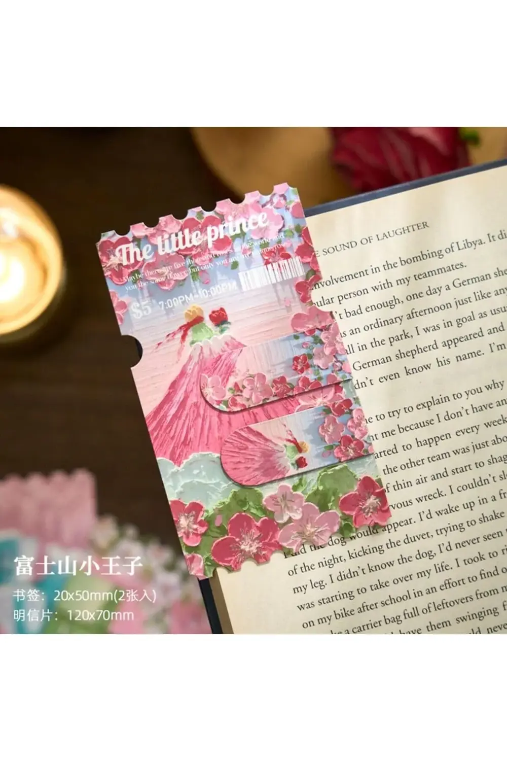 GÇAVM Çiçek Bahçesi Küçük Prens Temalı Manyetik Kitap Ayracı Shop