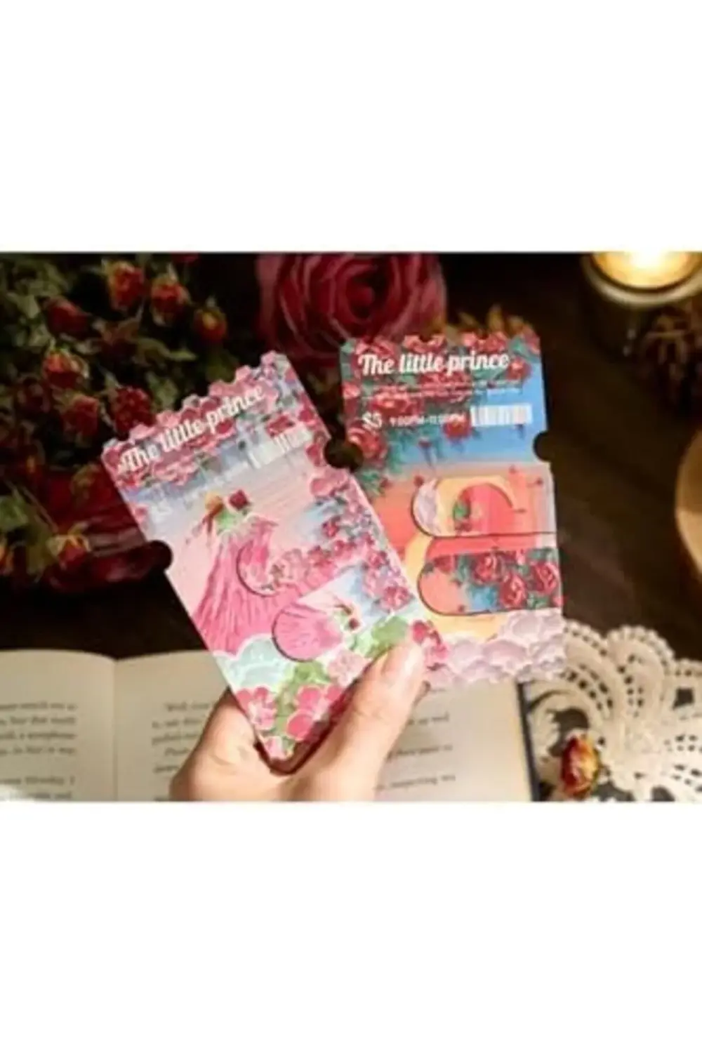 GÇAVM Çiçek Bahçesi Küçük Prens Temalı Manyetik Kitap Ayracı Shop