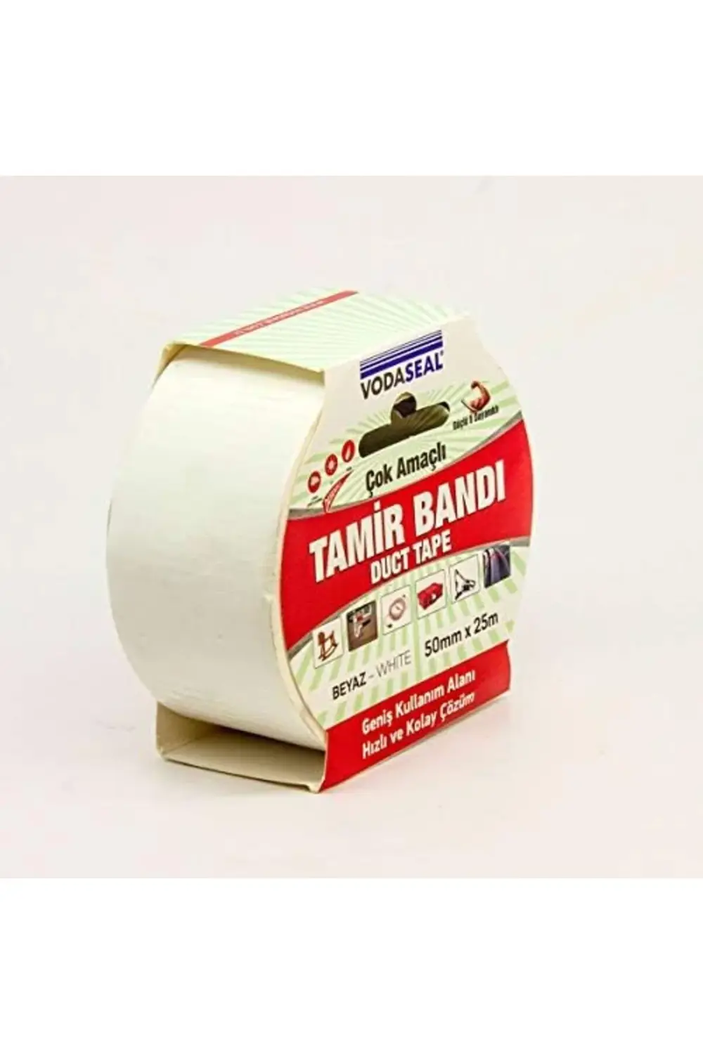 GÇAVM Çok Amaçlı Tamir Bandı, 50Mmx25Mt, Beyaz ShopGÇ 1174074