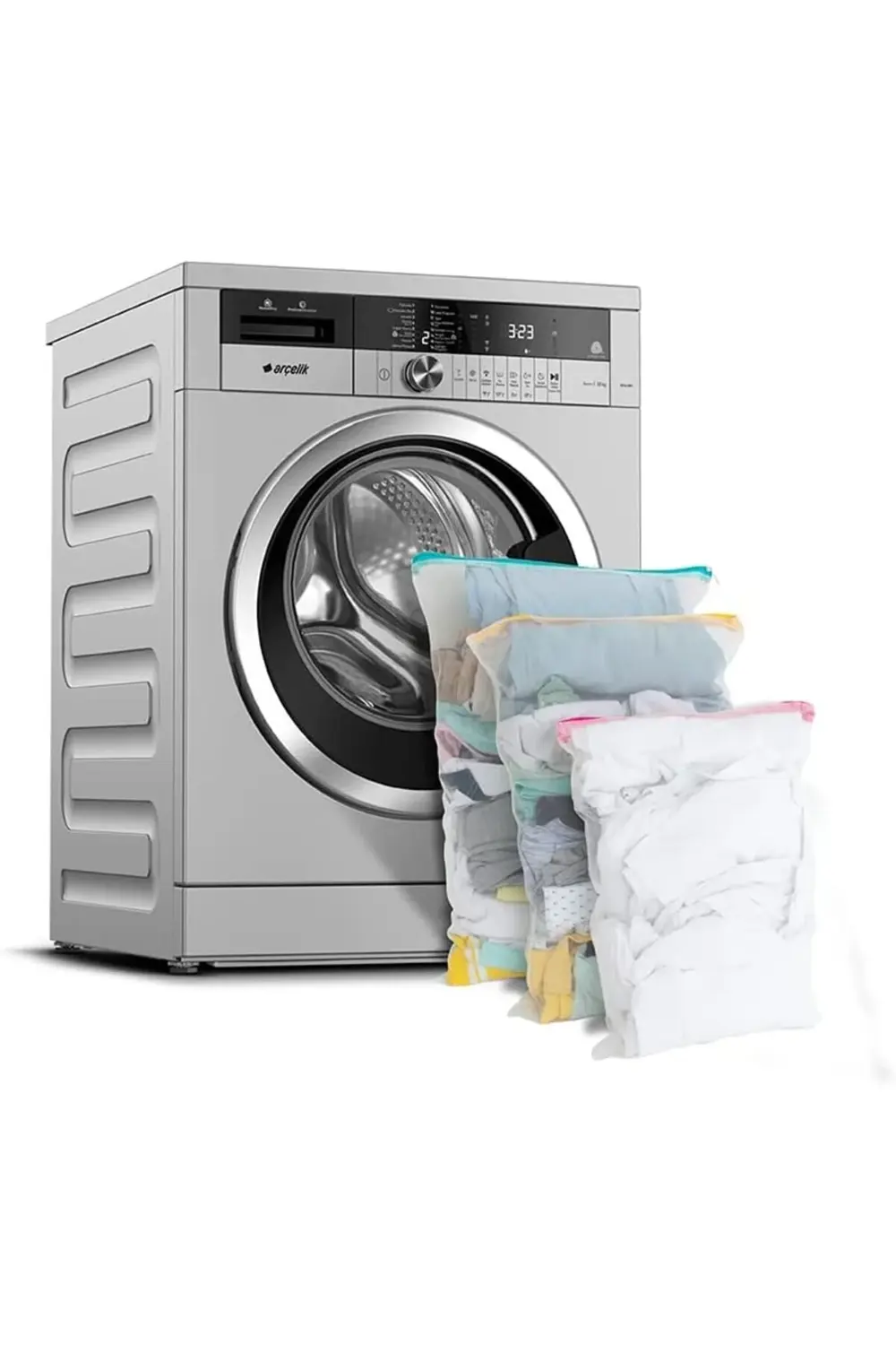 GÇAVM Fermuarlı Çamaşır Filesi (3'lü Set) ShopGÇ 1174074