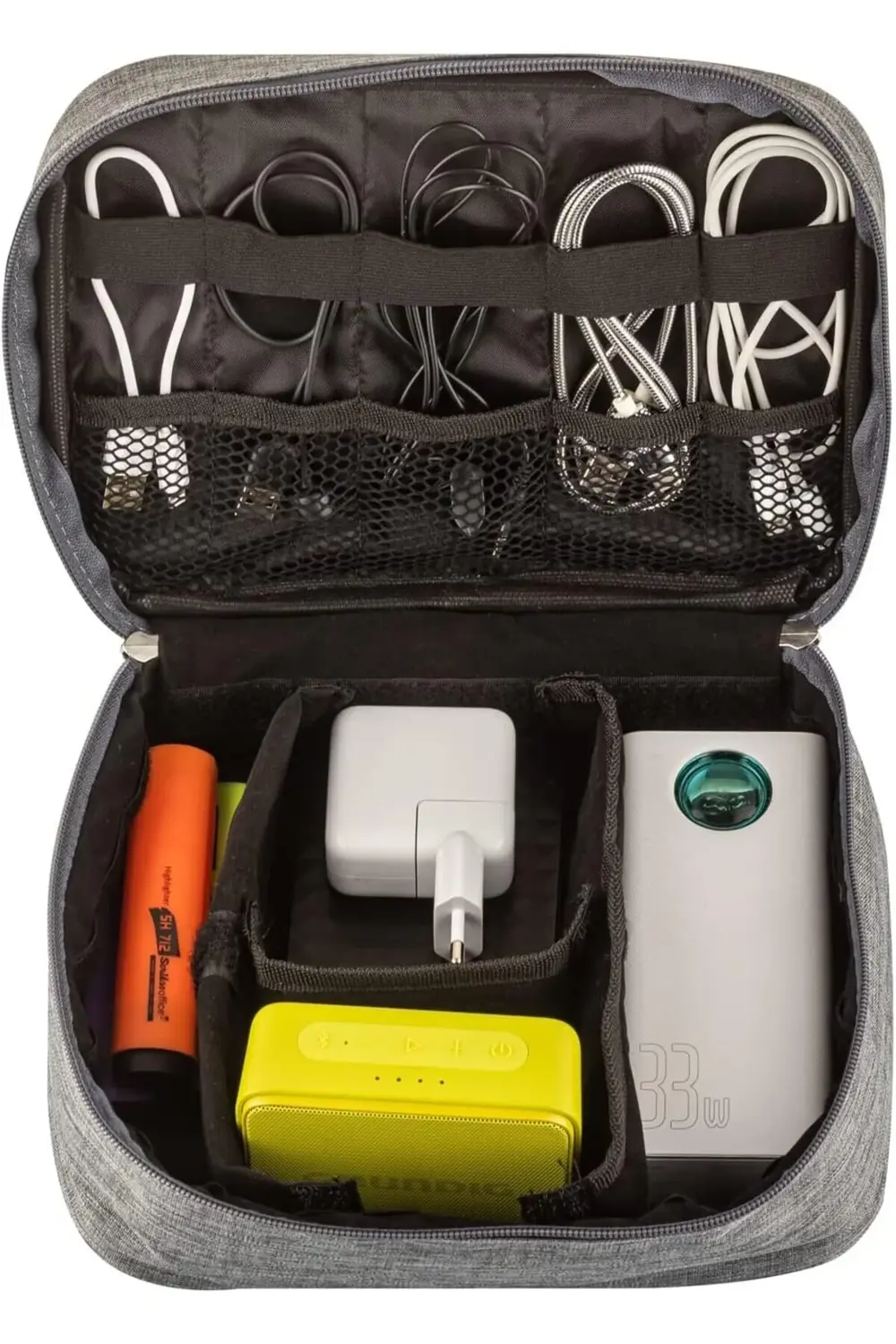 GÇAVM Fermuarlı Elektronik Aksesuar Düzenleyici Çanta Organizer K