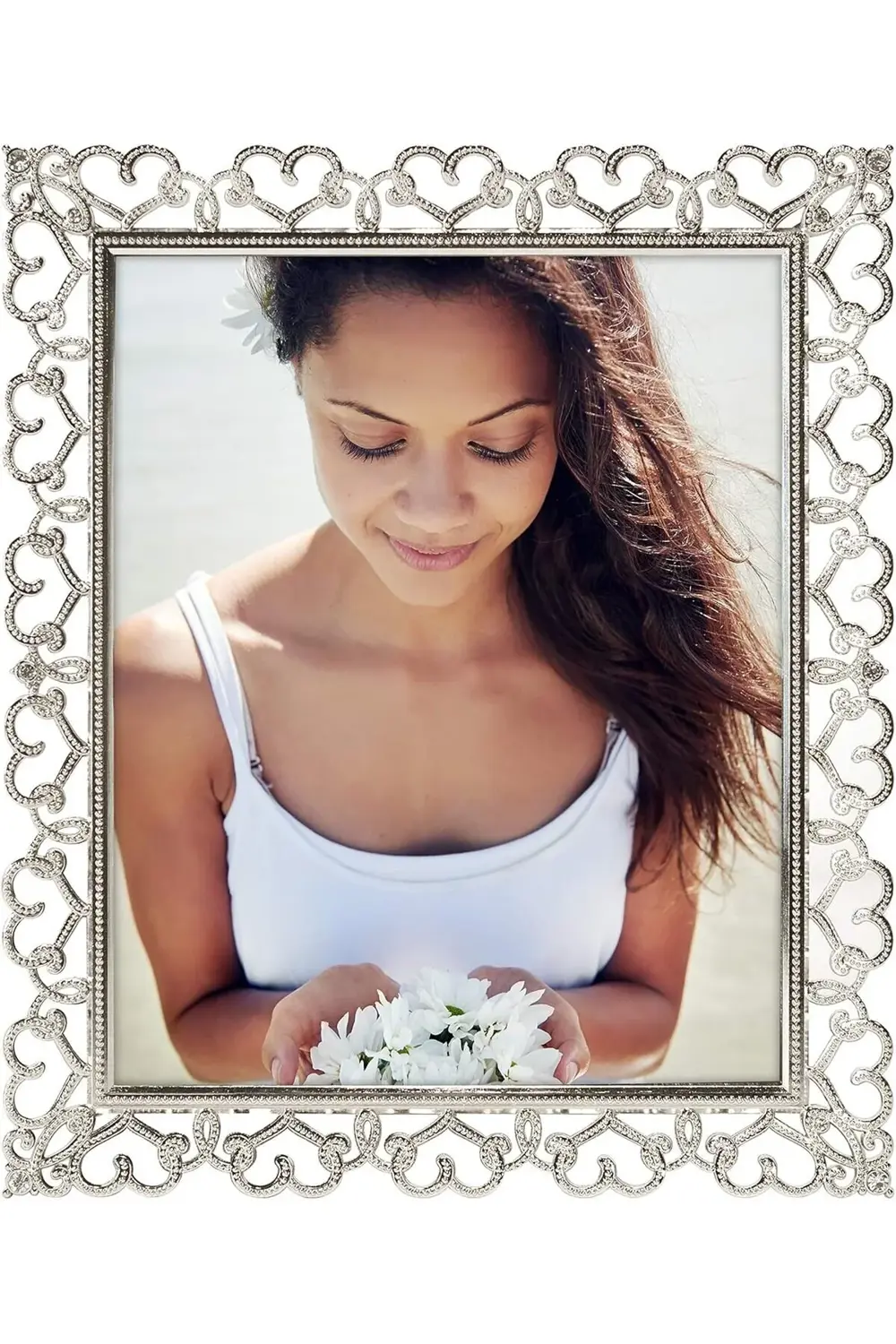 GÇAVM International Designs Enchanted Herzen durchbrochen Silber