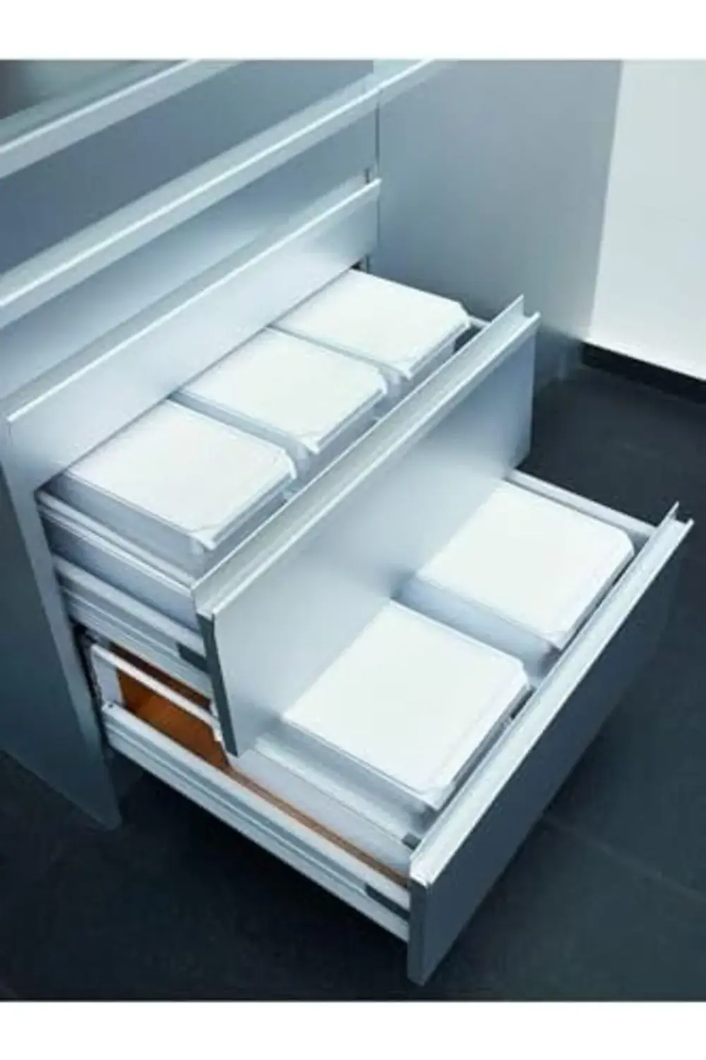 GÇAVM Kapaklı Banyo Mutfak Düzenleyici Raf Ps 360 * 150 * 100 Mm