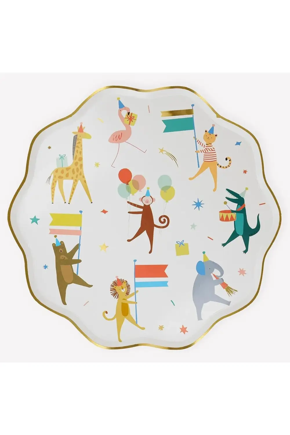 GÇAVM Meri - Animal Parade Dinner Plates - Hayvan Geçit Töreni Ta