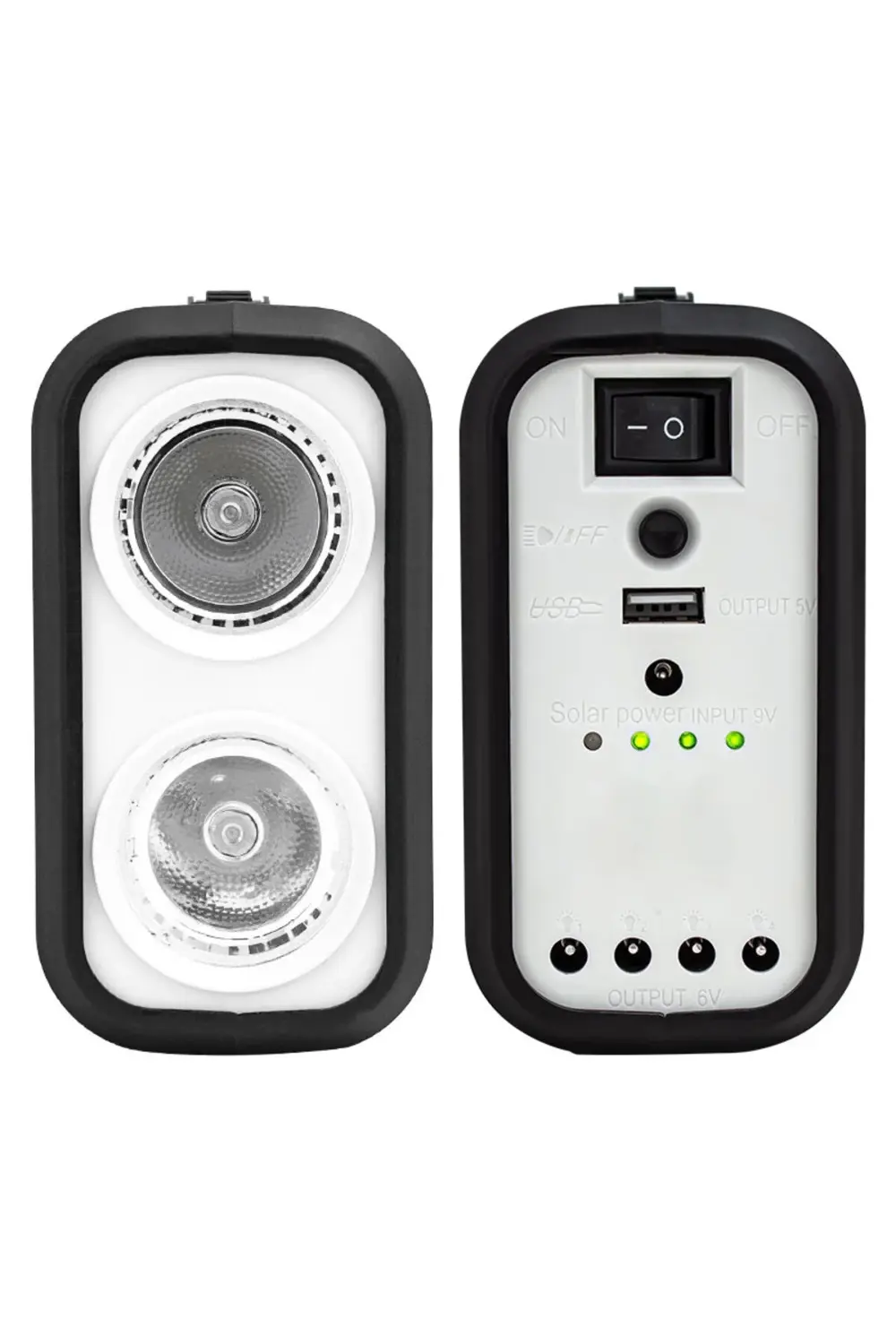 Gd-8017s Panelli Solar Lamba 3 Ampullü Set Akülü Solar Işıldak Fe