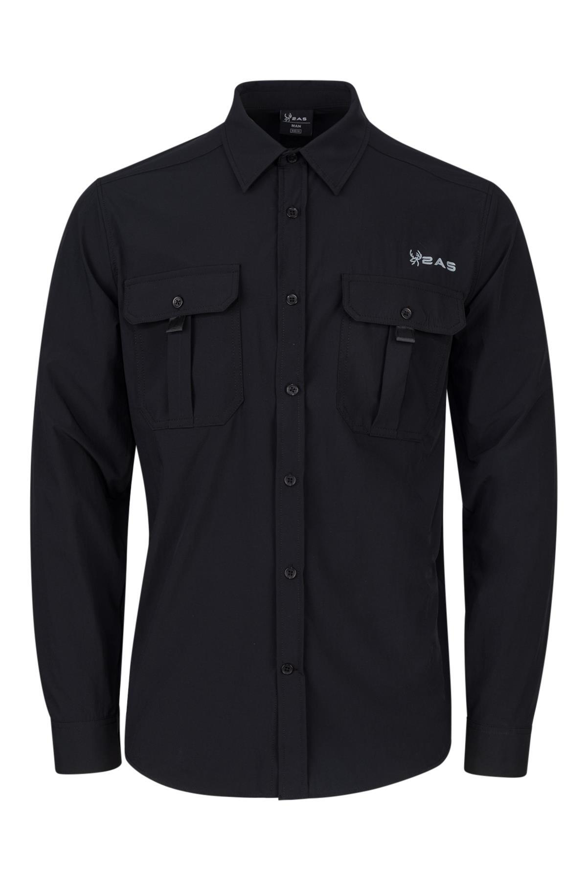 2As Gear Erkek Gömlek Siyah