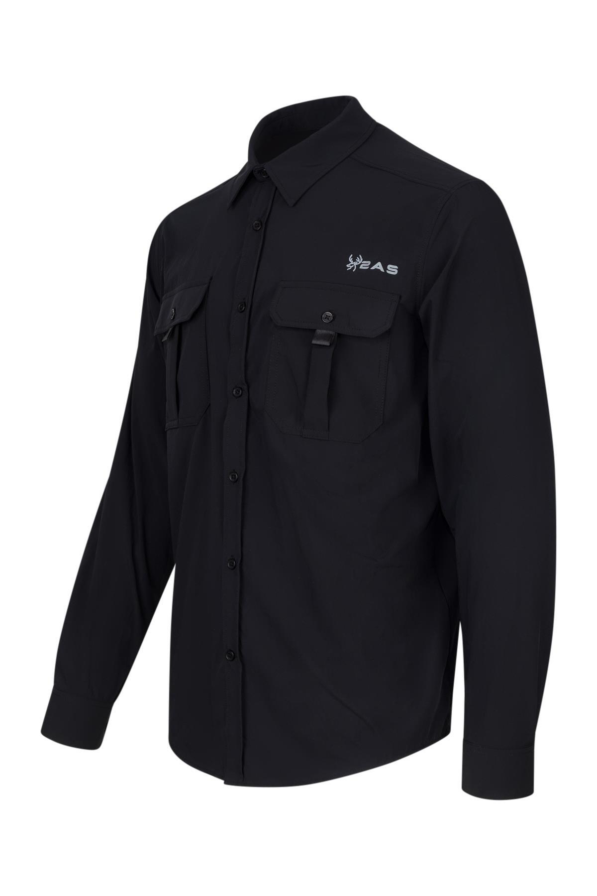 2As Gear Erkek Gömlek Siyah