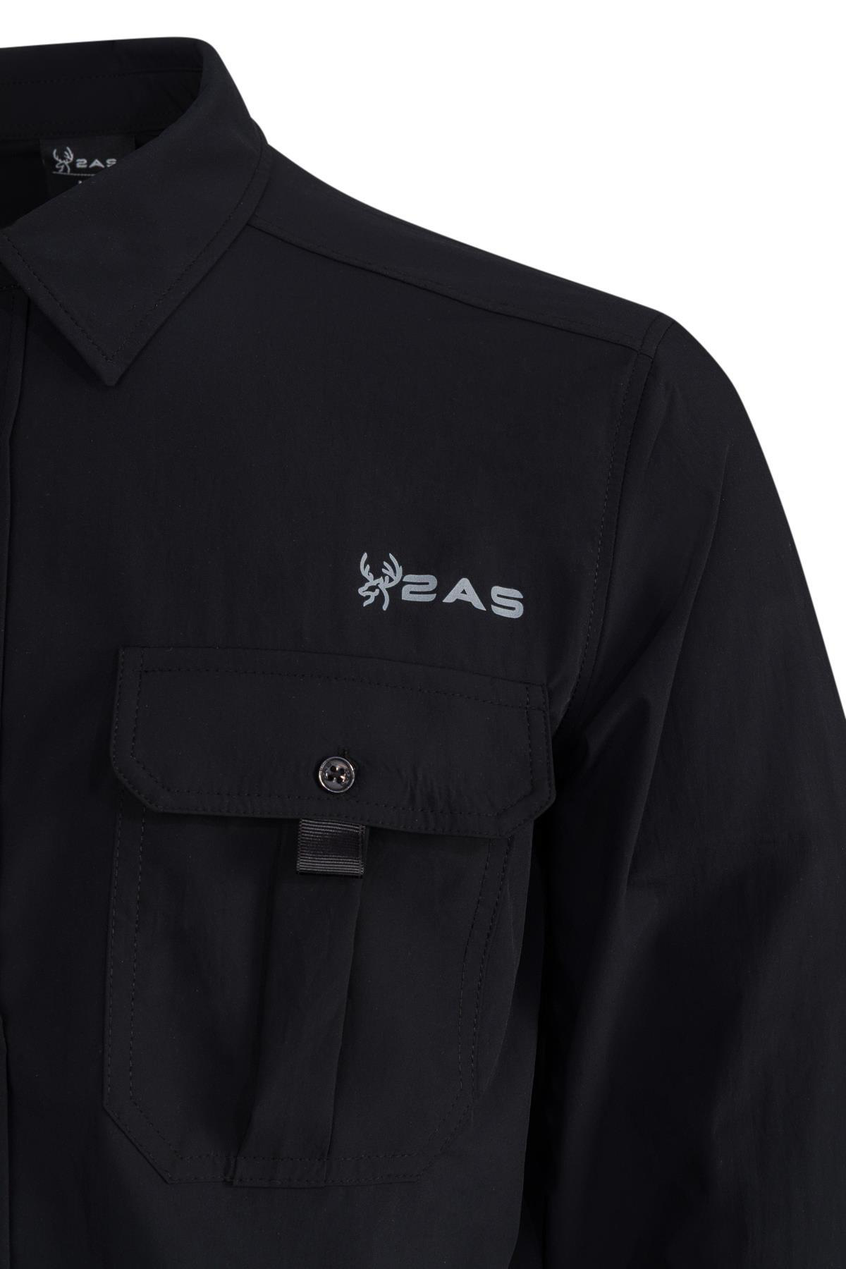 2As Gear Erkek Gömlek Siyah