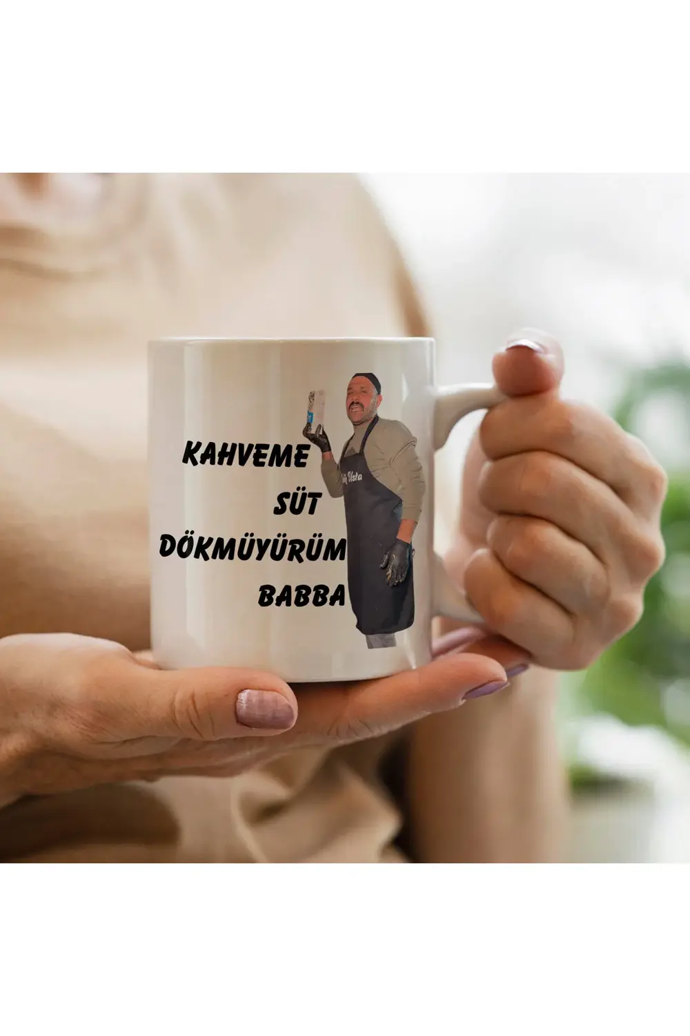 Gece Dönercisi Salih Usta Tasarım Kupa Bardak