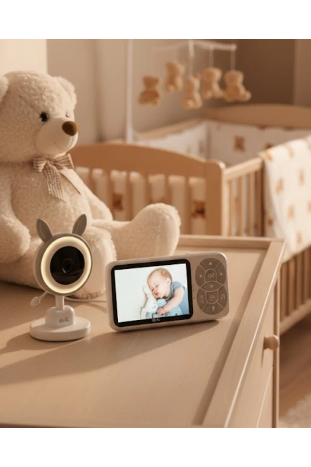 Gece Görüşlü Bebek Telsizi Besleme Hatırlatıcılı LCD Ekran