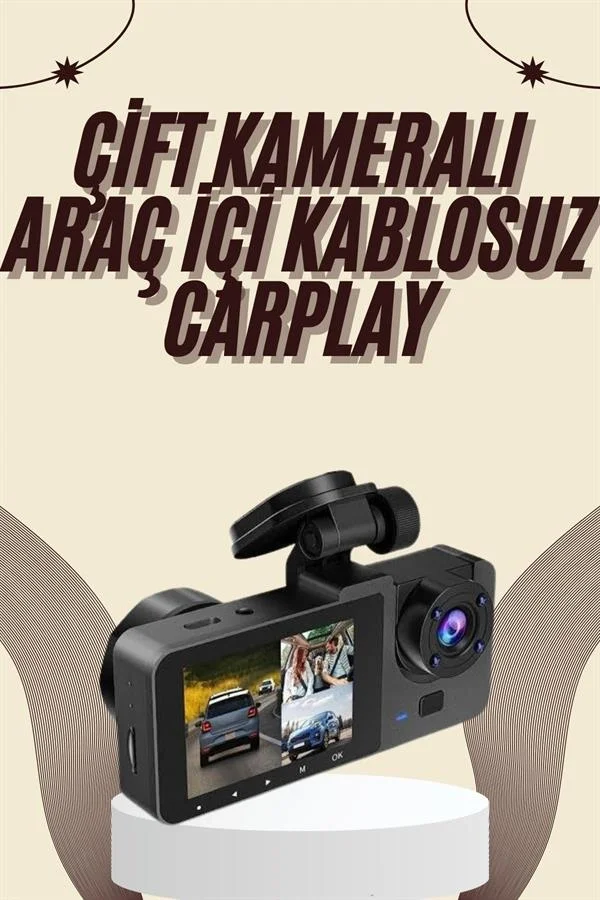 Gece Görüşlü DVR 3 Lensli Araç İçi Sürüş Kamerası Video Kaydedici Fiyatı, Yorumları ve Özellikleri