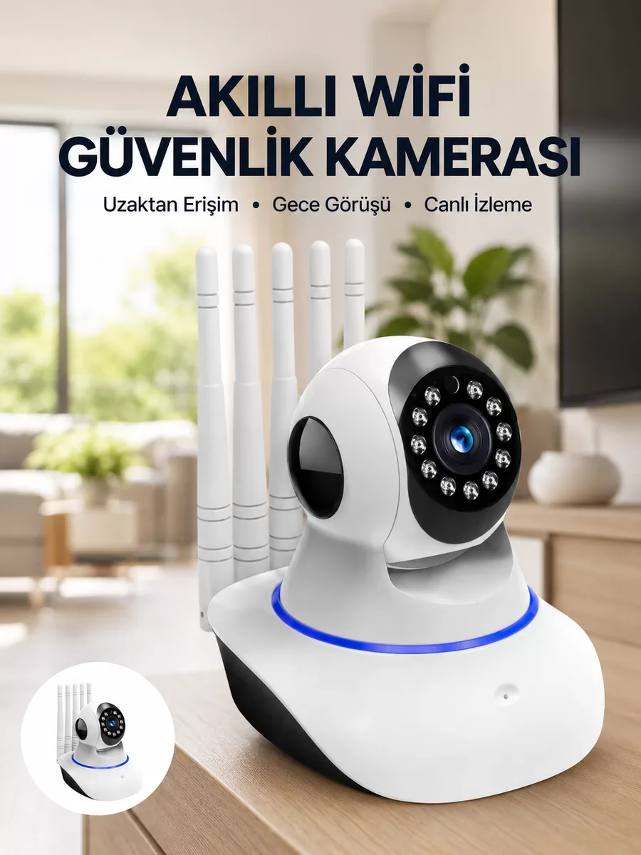 Gece Görüşlü Güvenlik Kamerası: Antenli ve Harekete Duyarlı Yeni Nesil