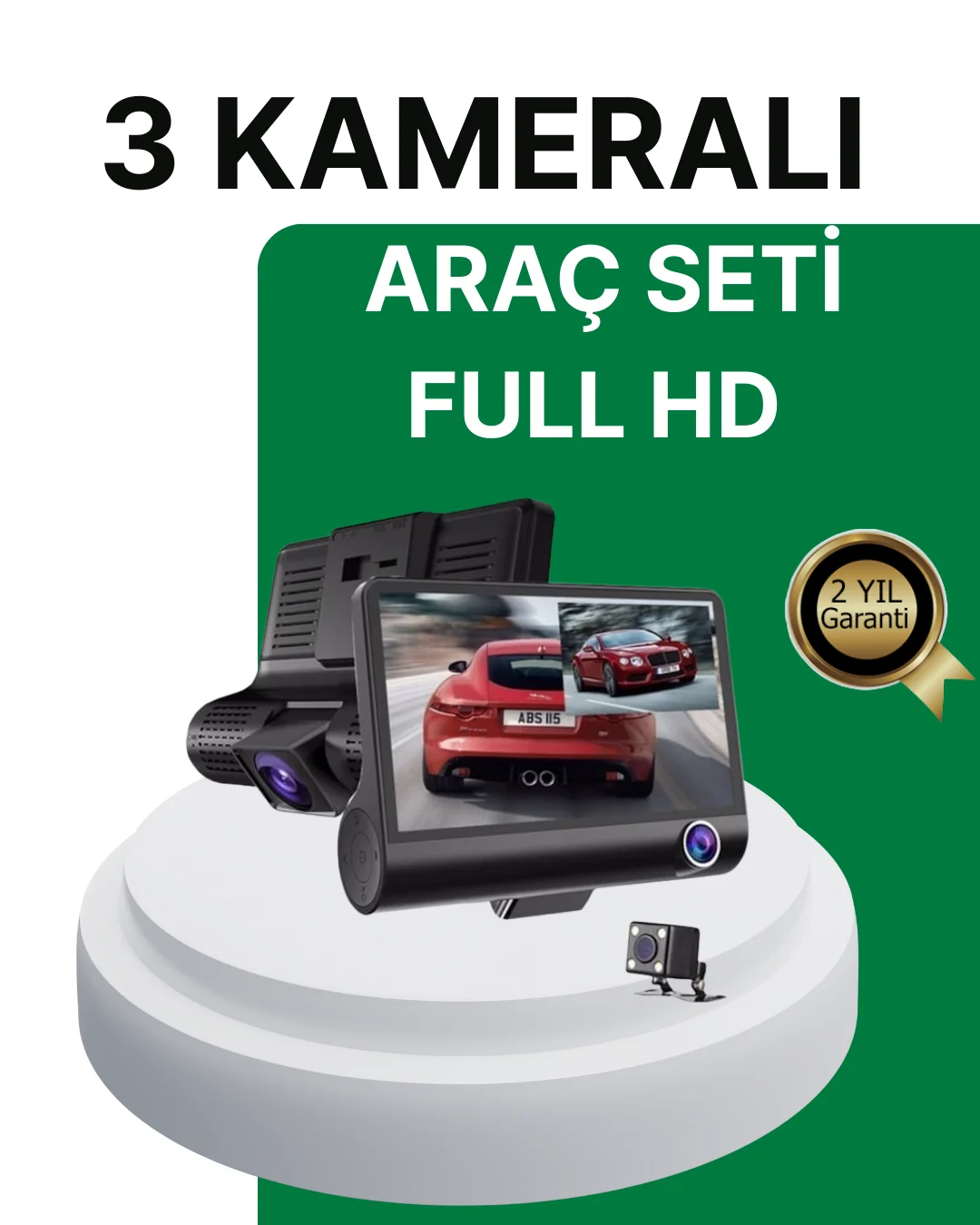 Gece Görüşü Destekli, 1080P Full HD Çözünürlüklü Araç İçi Kamera Fiyatı, Yorumları ve Özellikleri