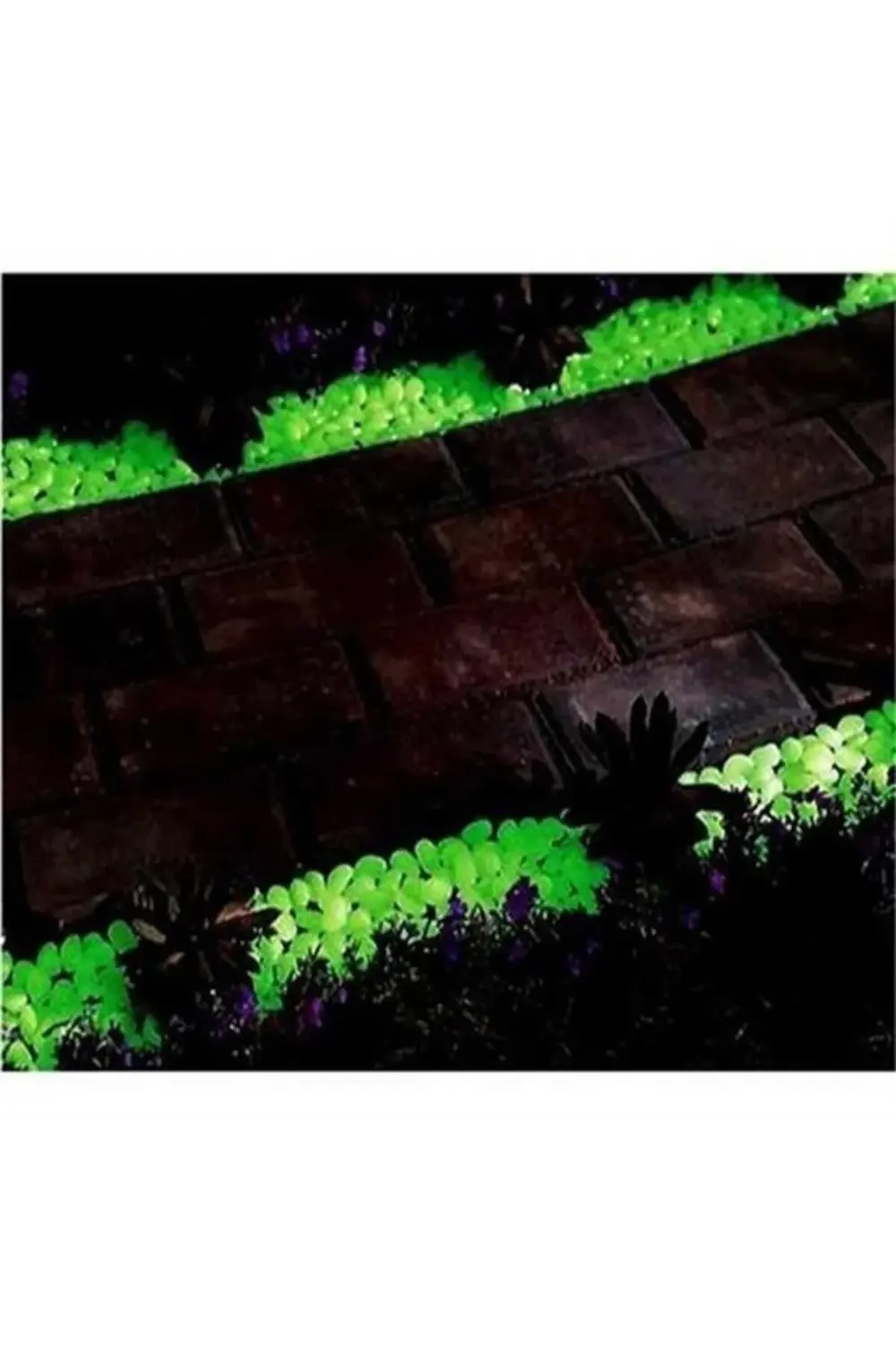 ® Gece Karanlıkta Işık Vererek Parlayan Dekoratif Çakıl Taşları