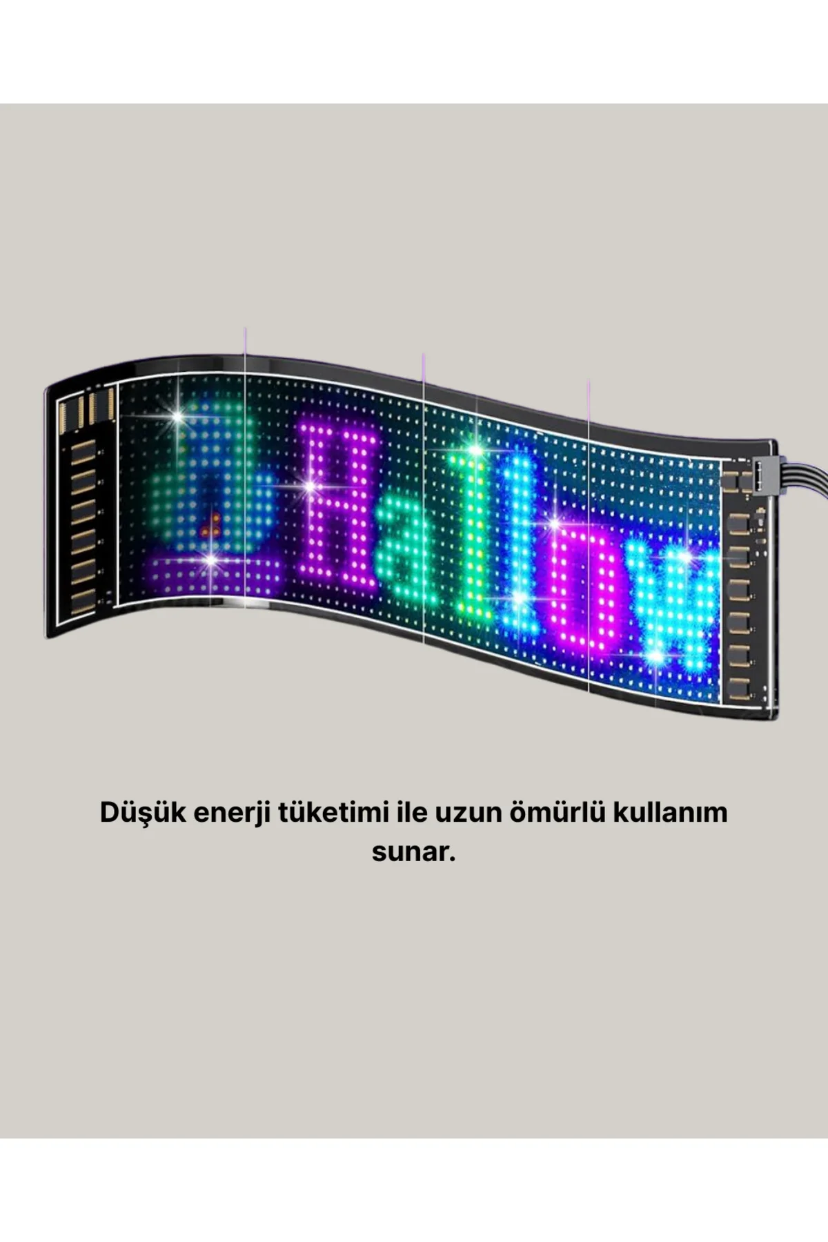 Gece Kullanıma Uygun Pixel RGB LED Panel Estetik Atmosfer Işığı
