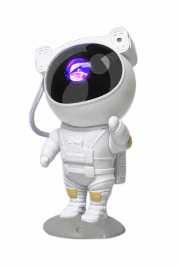 Gece Lambası Astronot Bluetooth Hoparlörlü Galaksi Işık Projektörü - Android Mini Taşınabilir Projektör