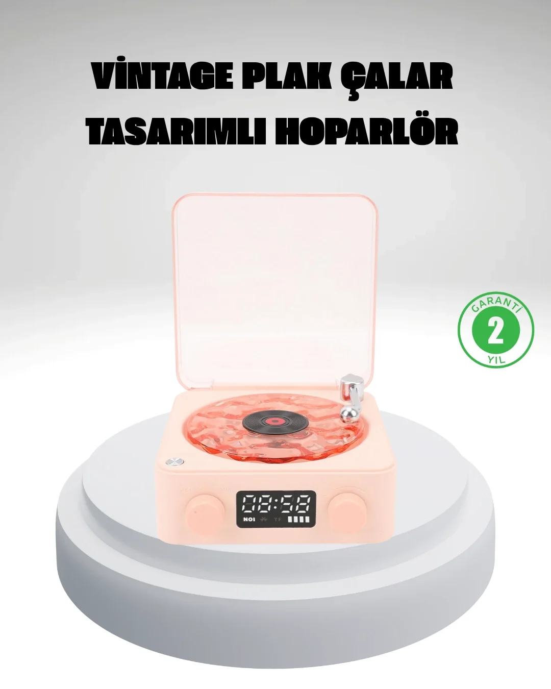 Gece Lambası Stereo Bluetooth Hoparlör Dijital Saat Su Dalgası Efektli 3-ü-1 Cihaz Fiyatı, Yorumları ve Özellikleri