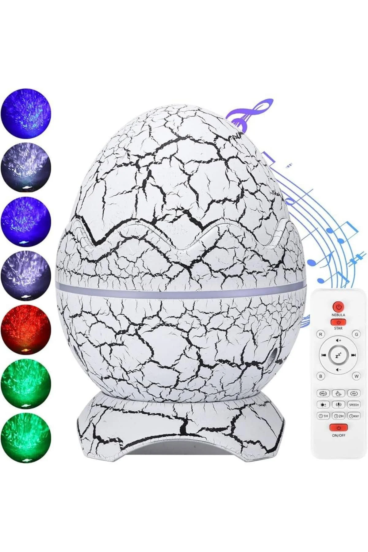 Gece Lambası Yumurta Işık Speaker Yeni Nesil Dinozor Yumurtası Gö