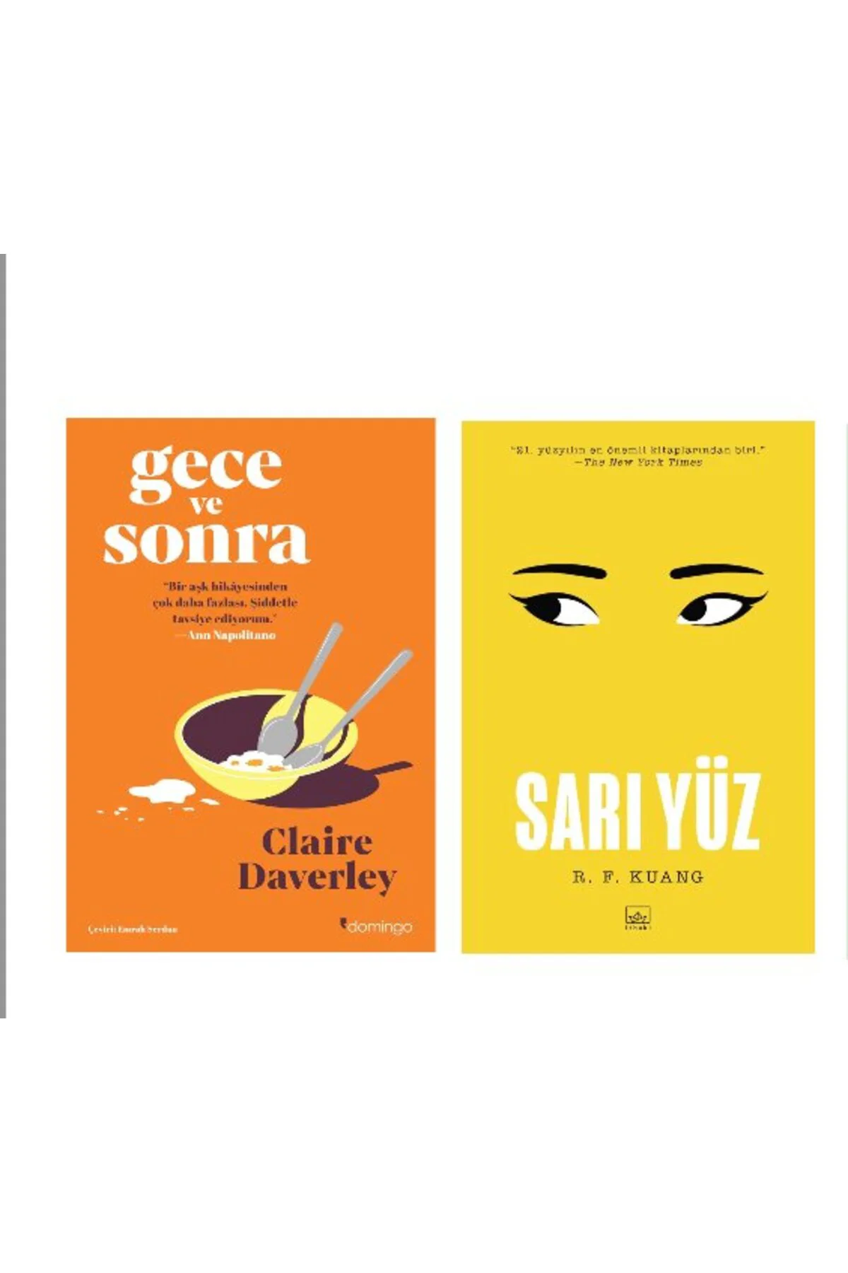 gece ve sonra + sariyuz=(2 adet kitap)