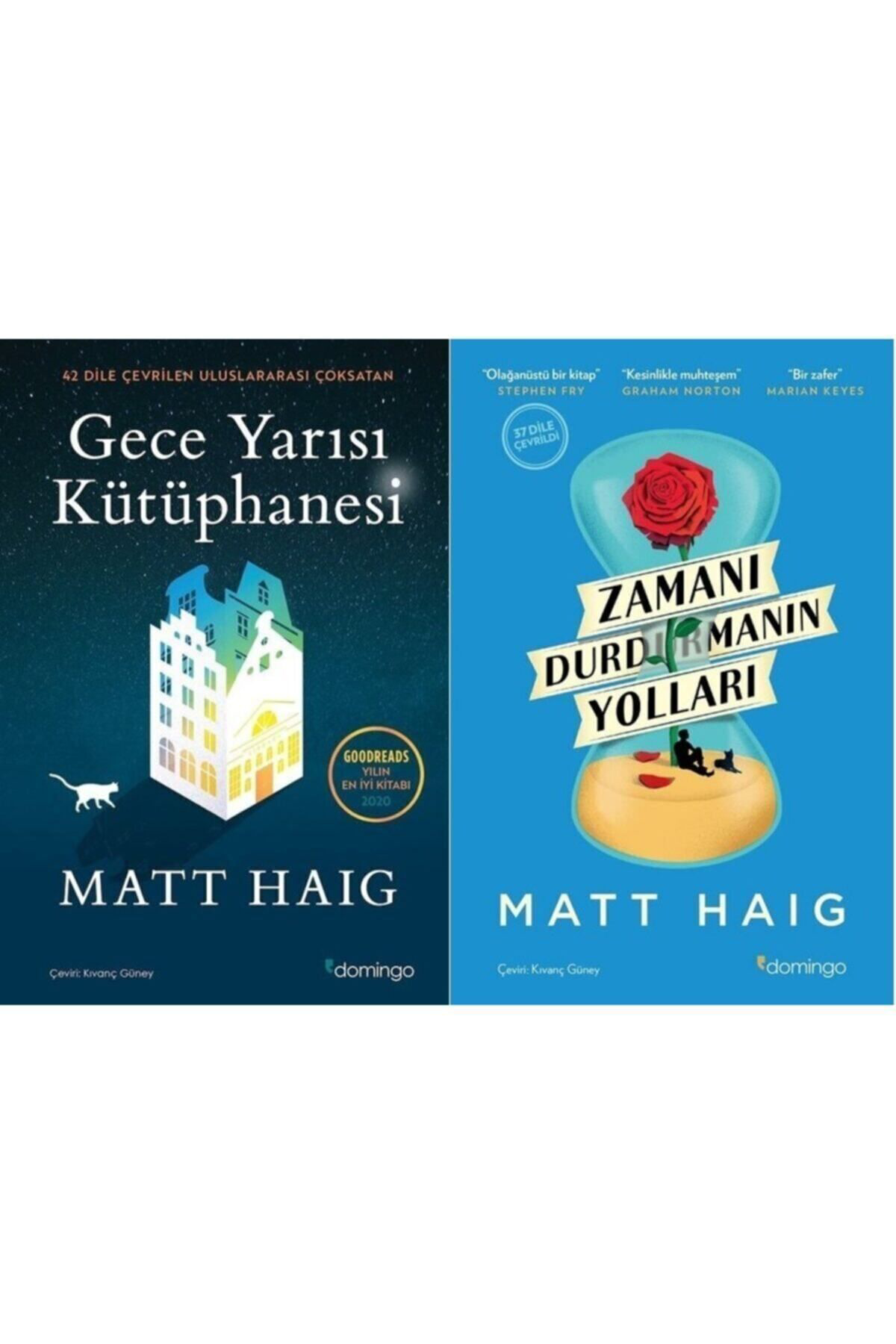 Gece Yarısı Kütüphanesi + Zamanı Durudurmanın Yolları Matt Haig 2 Kitap Set