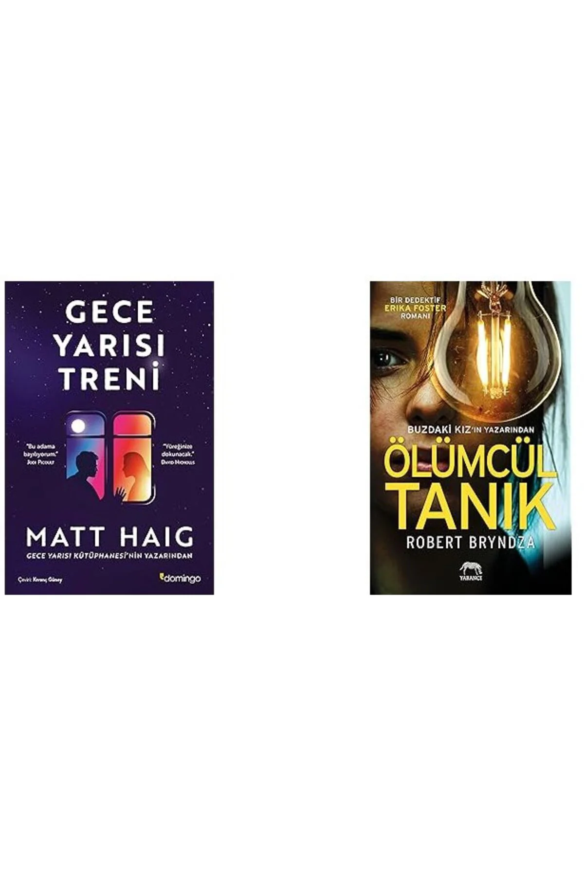 gece yarisi treni+olumcul tanik=(2kitap)