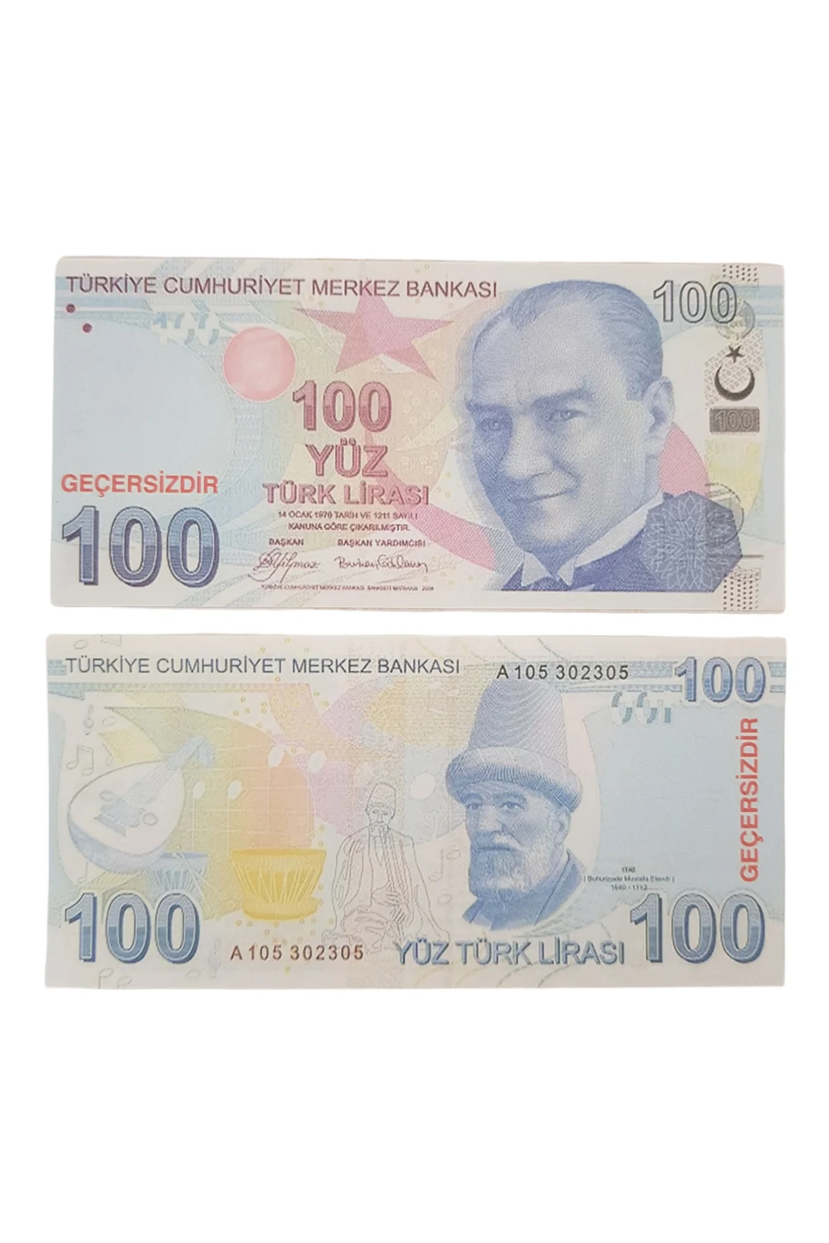 Geçersiz Şaka Düğün Parası 100 TL SahPara 100 Adet Oyun Parası Dı