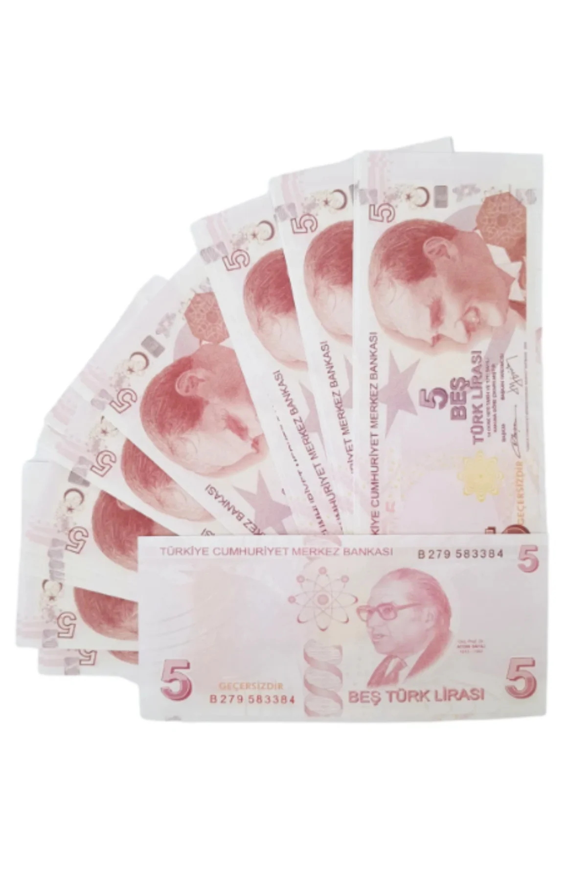 Geçersiz Şaka Düğün Parası SahPara 100 Adet Oyun Parası Dış Çekimlere Özel 1 Deste 5 TL